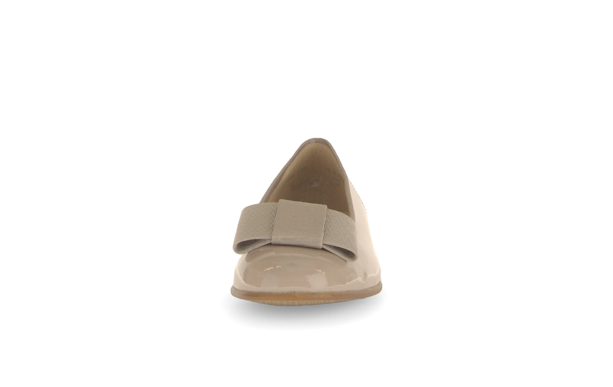 Ballerines beiges en combinaison cuirs - Image 3