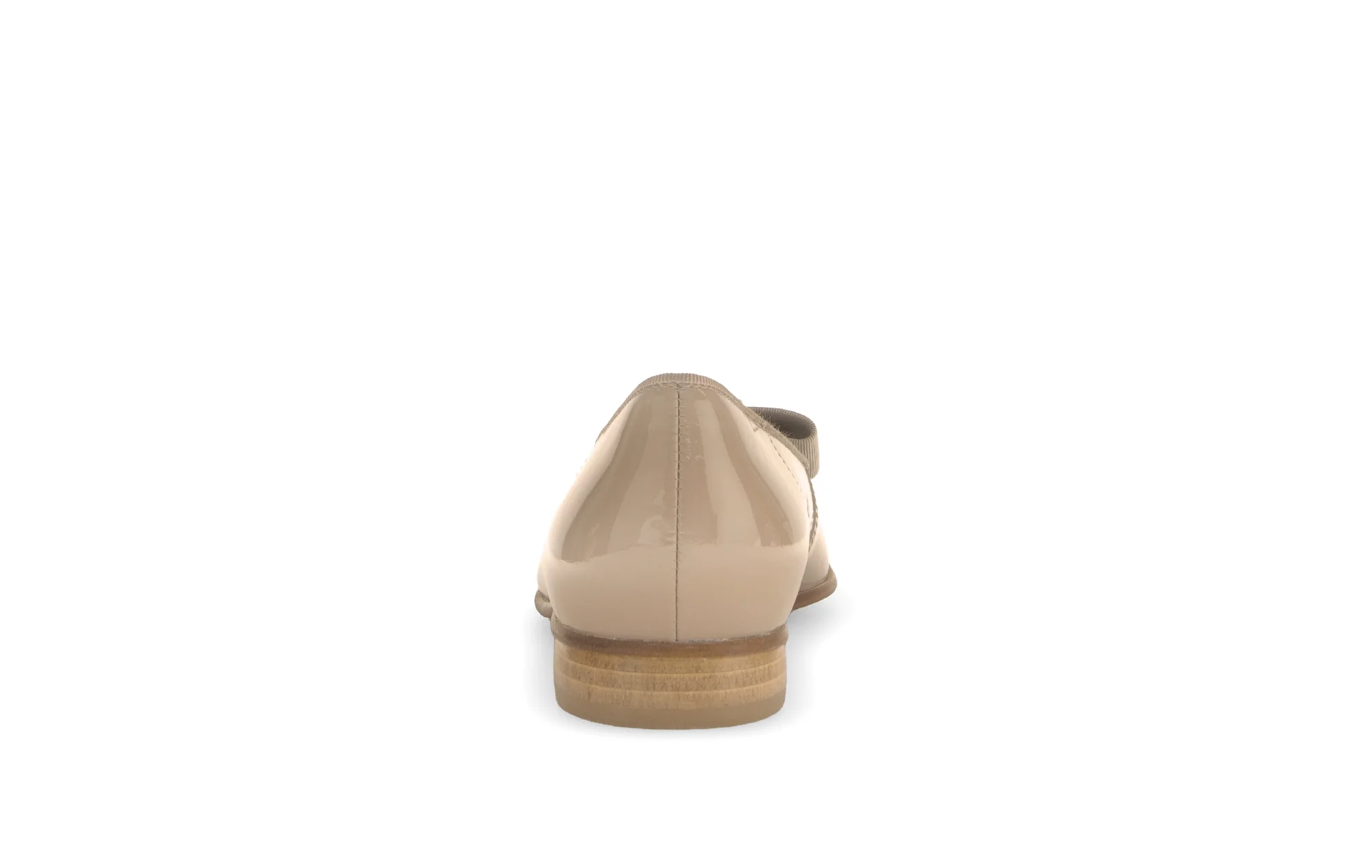 Ballerines beiges en combinaison cuirs - Image 4