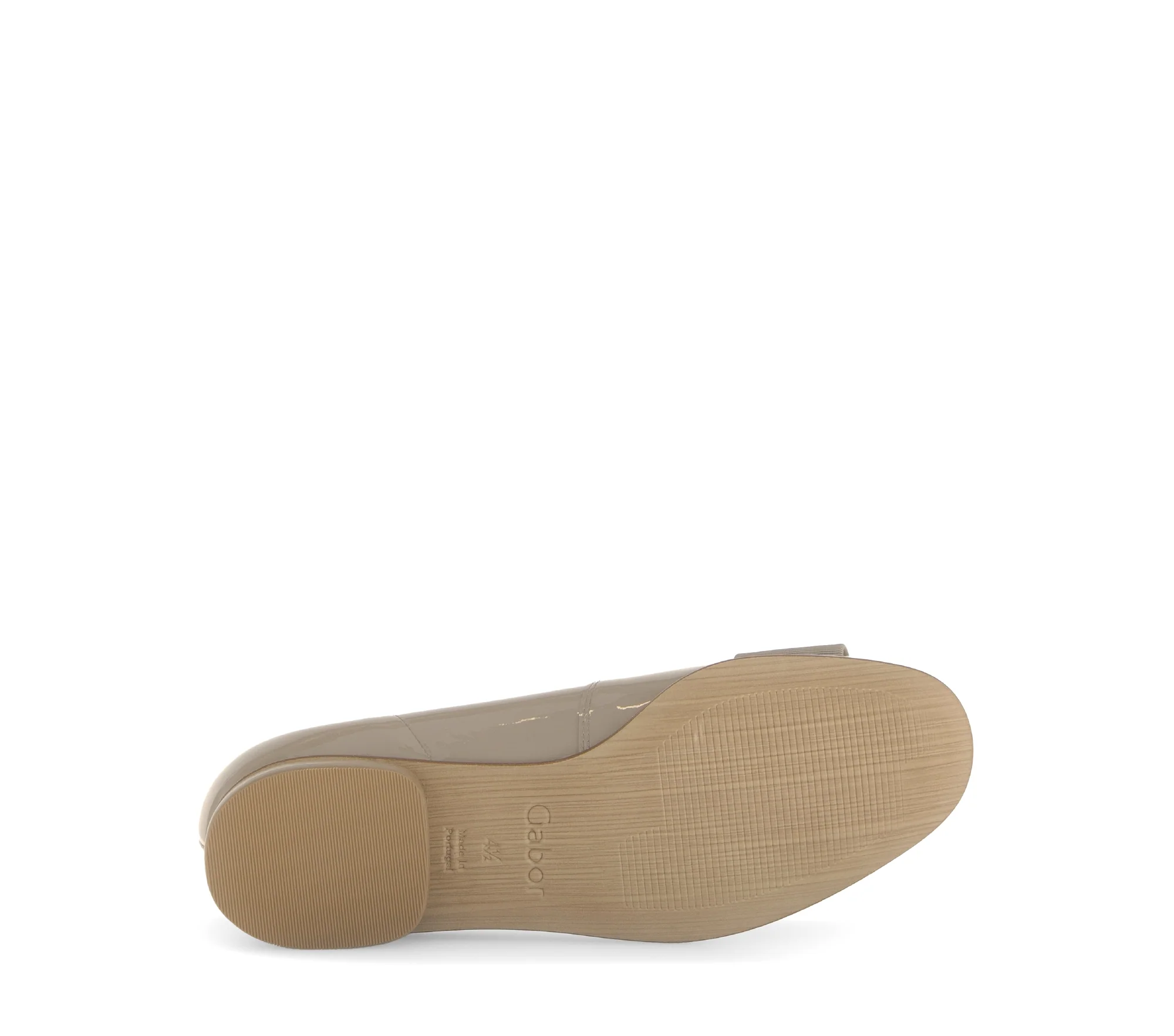Ballerines beiges en combinaison cuirs - Image 5
