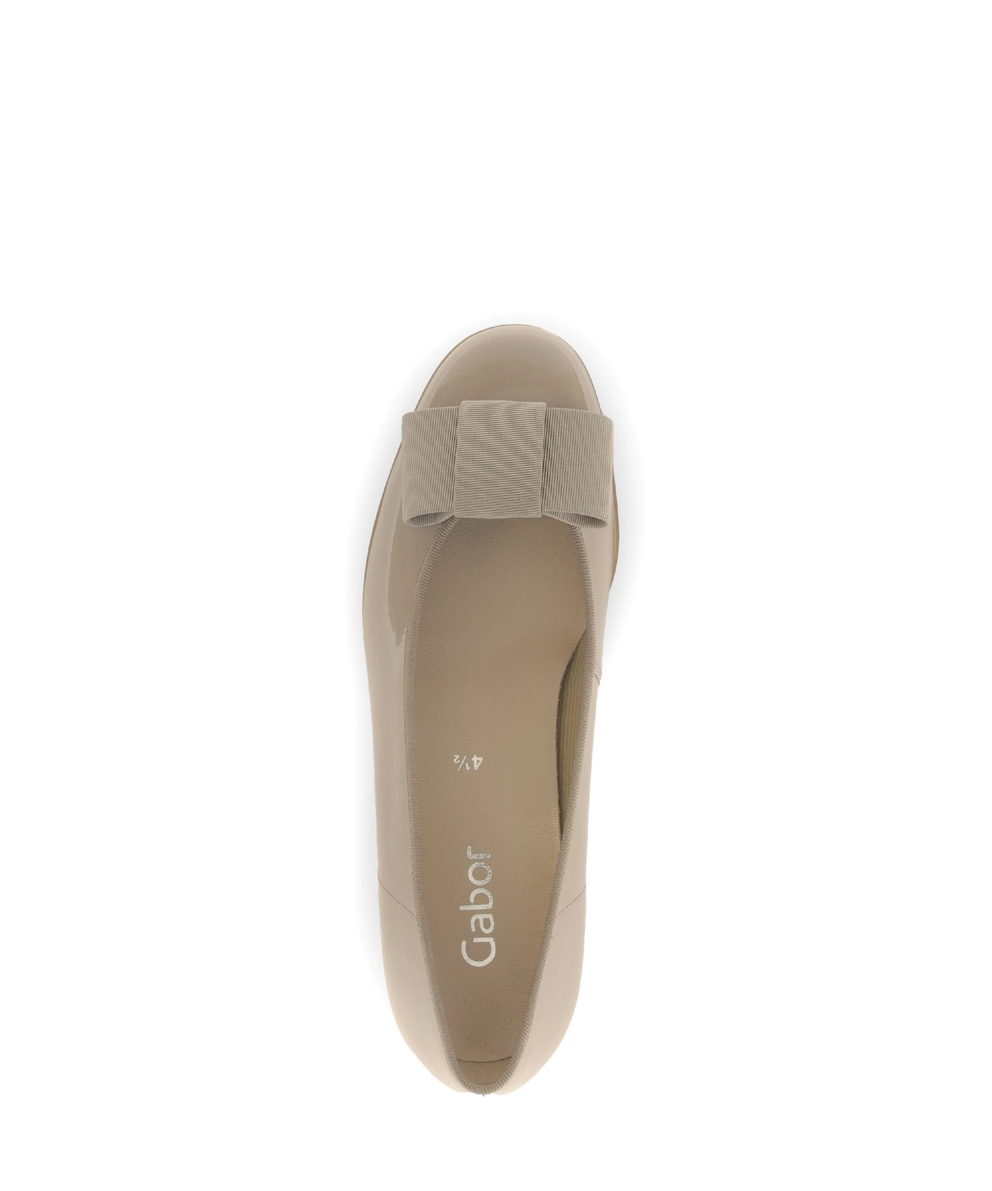 Ballerines beiges en combinaison cuirs - Image 6