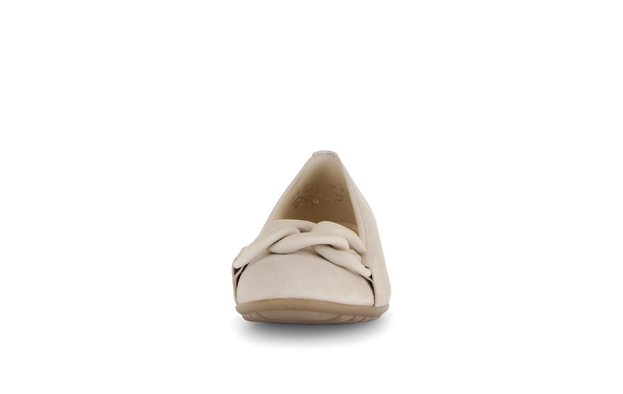 Ballerines beiges en cuir nubuck - Image 5