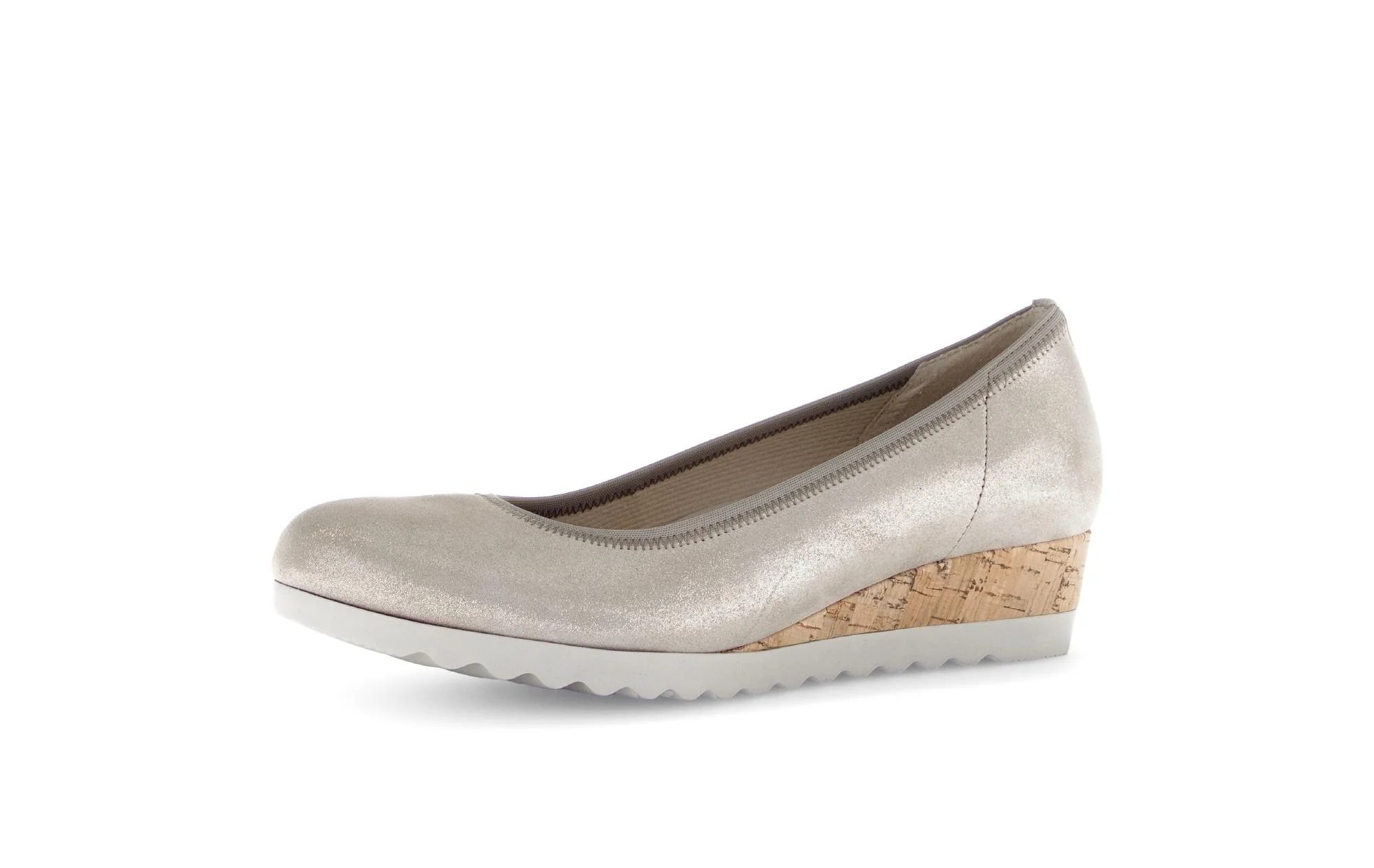 Ballerines beiges/irisées en nubuck - Image 6