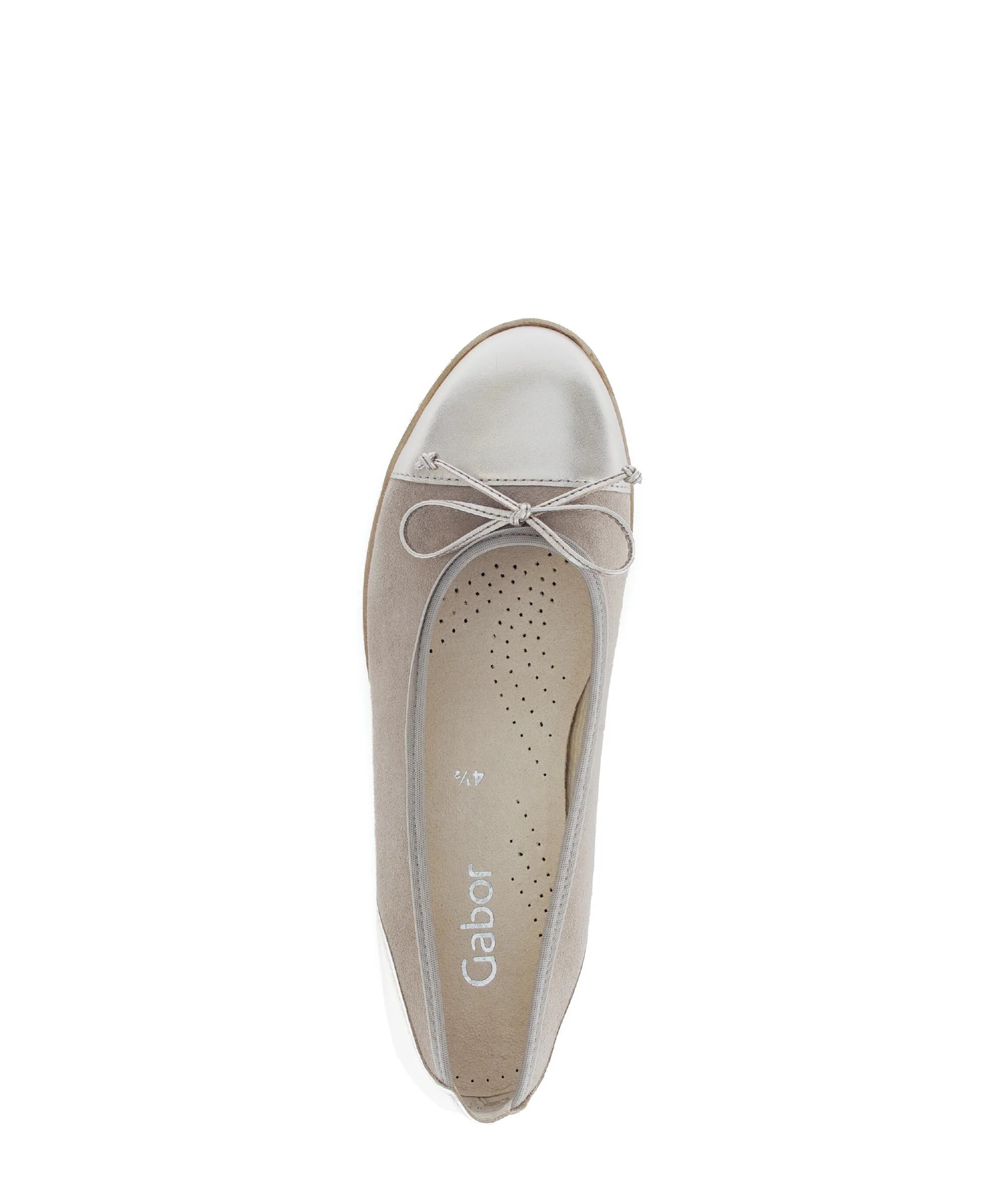 Ballerines beiges en nubuck - Image 3