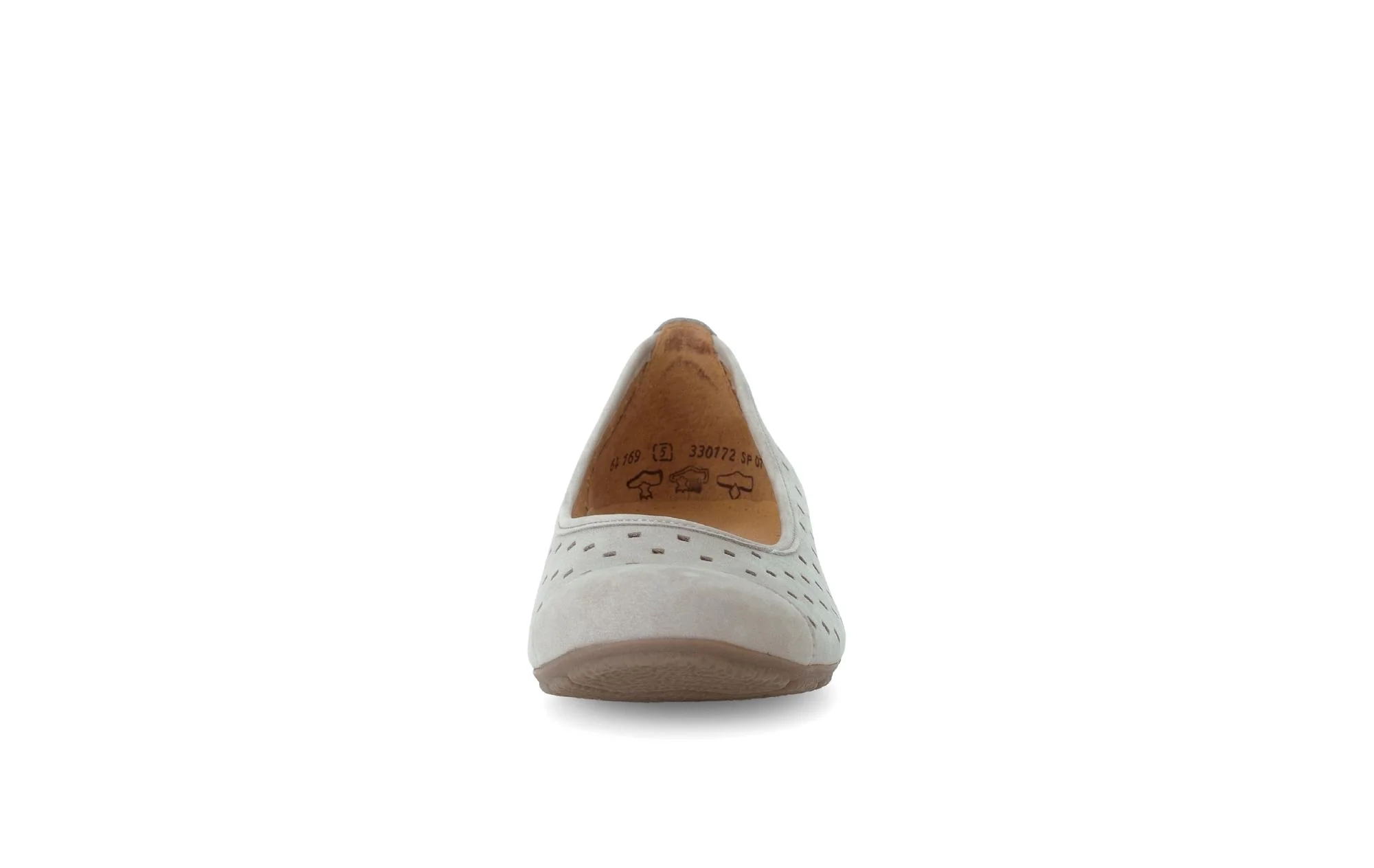 Ballerines perforées beiges en Nubuck - Image 5