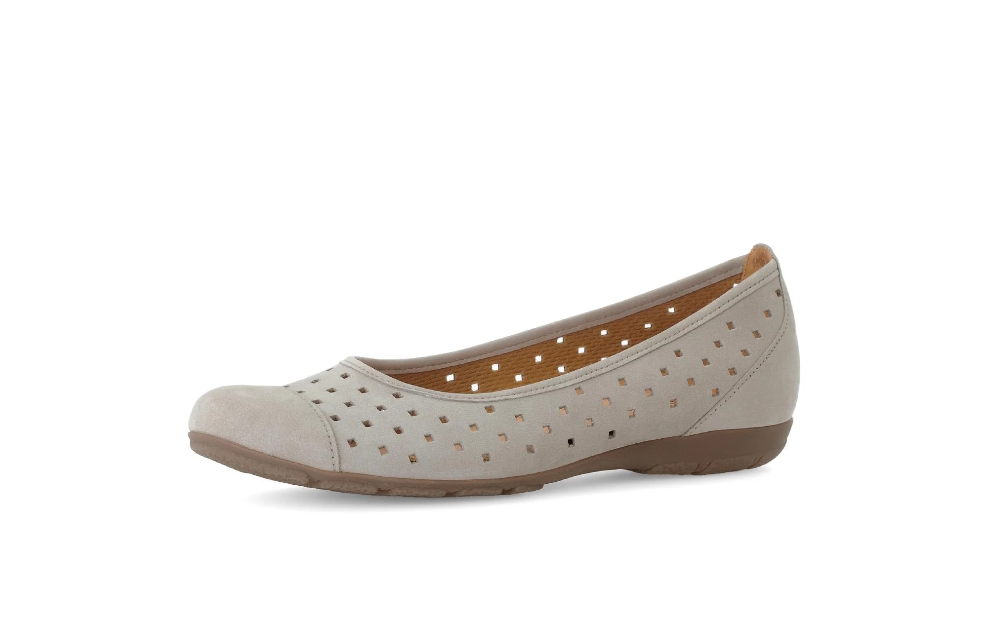 Ballerines perforées beiges en Nubuck - Image 6