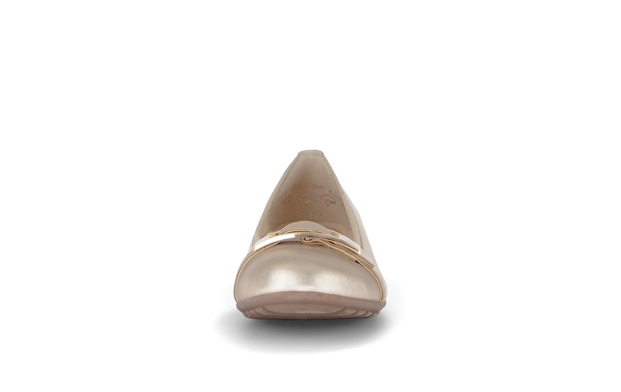 Ballerines beiges en cuir - Image 5