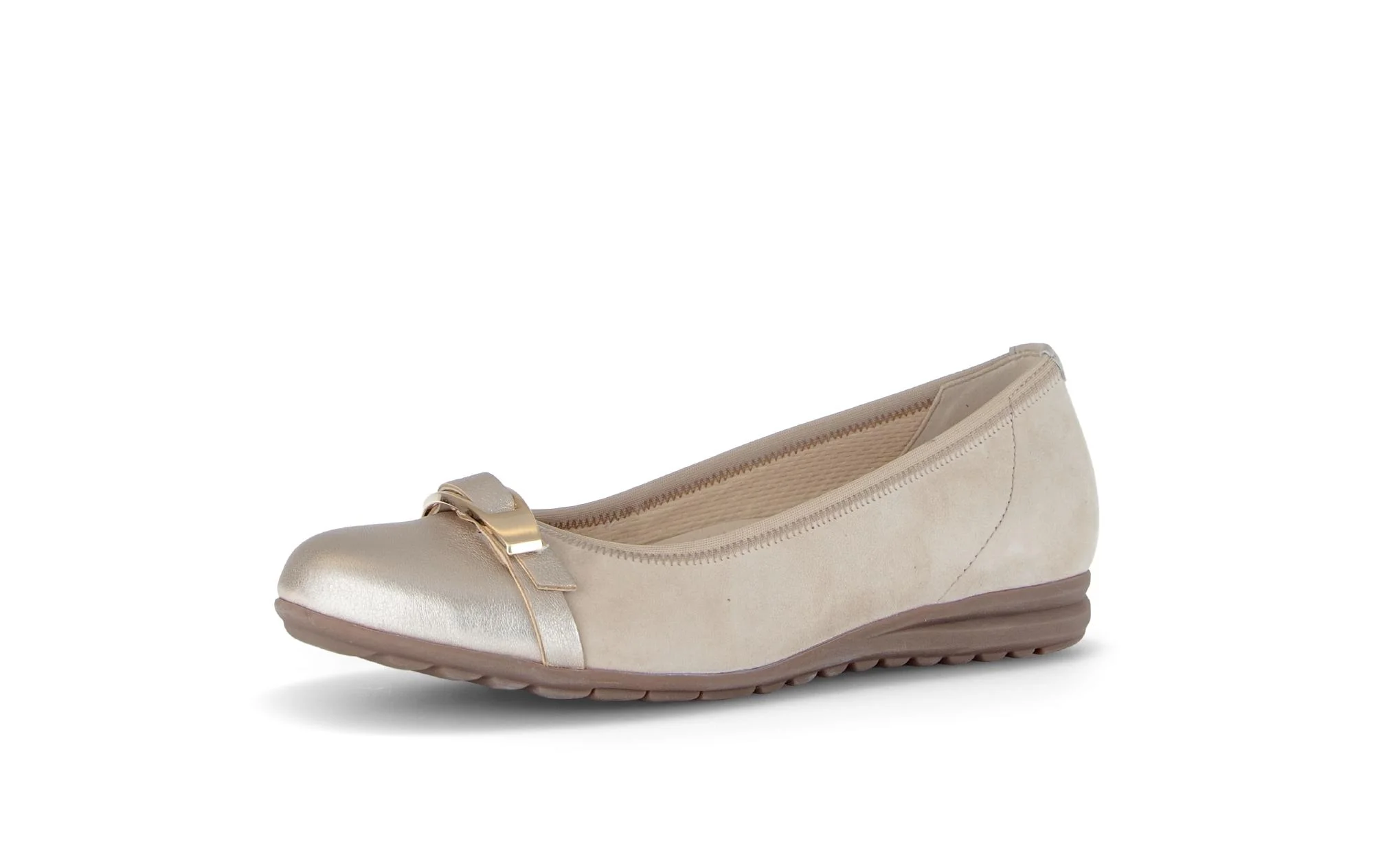 Ballerines beiges en cuir - Image 6
