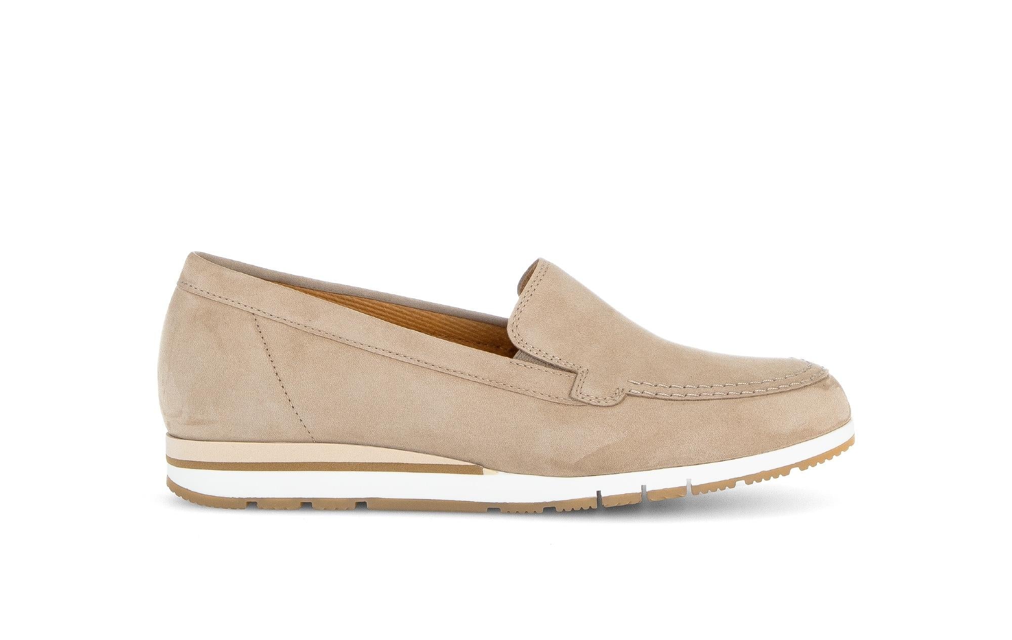 Ballerines beiges en nubuck
