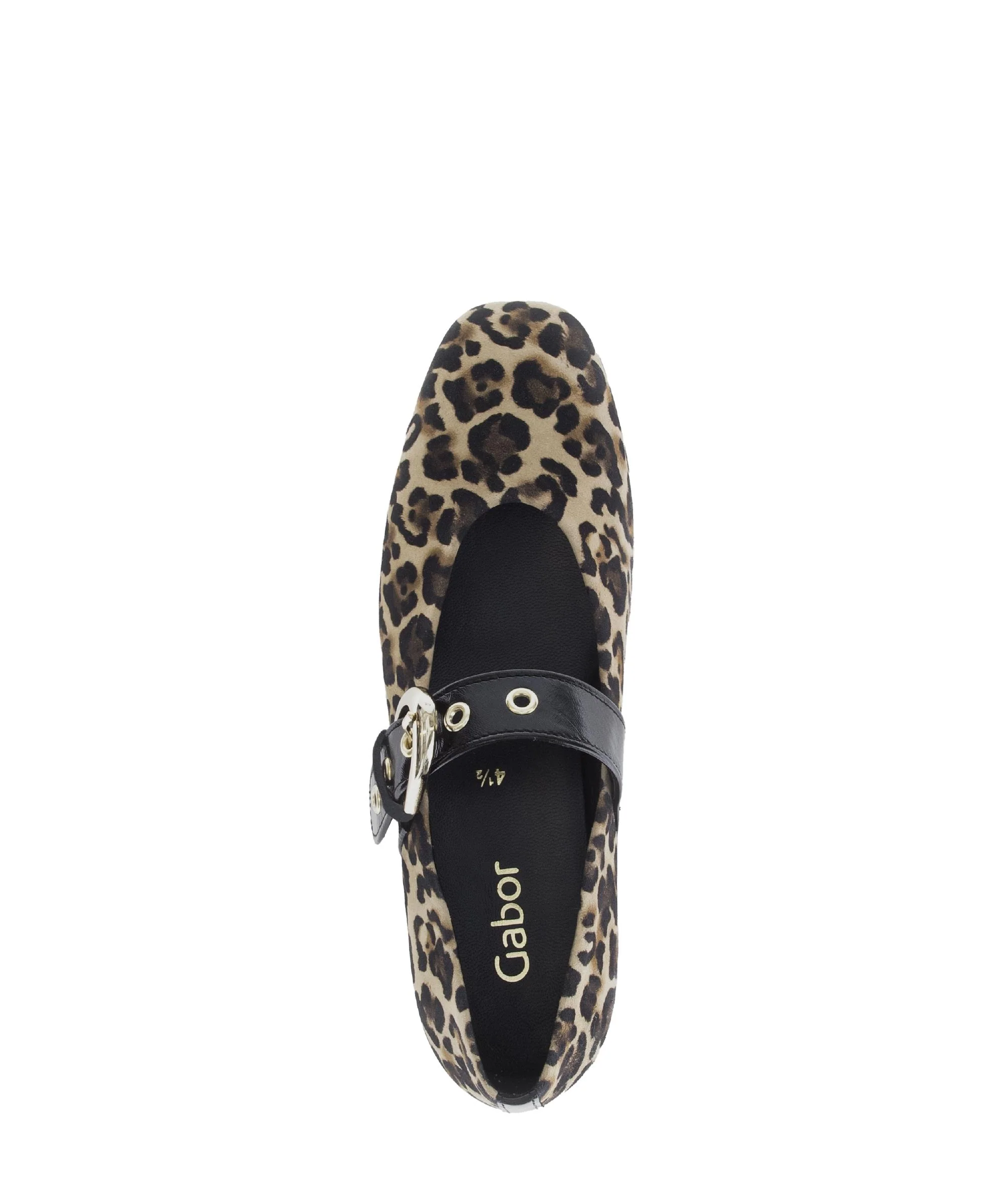 Ballerines beiges en cuir - Image 3