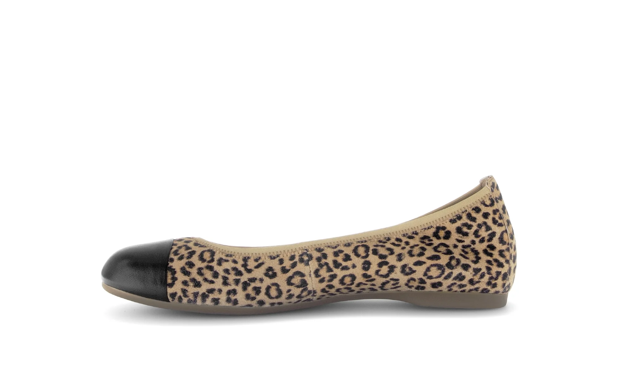 Ballerines beiges en cuir - Image 2