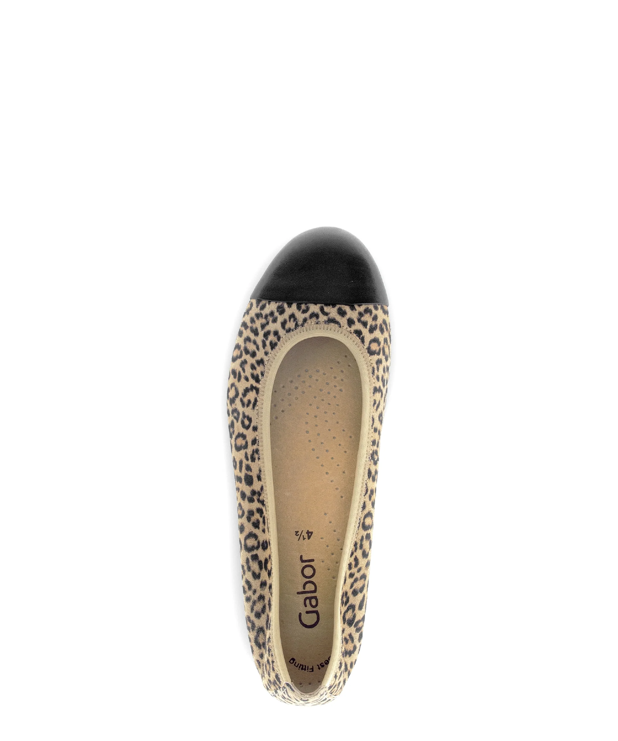 Ballerines beiges en cuir - Image 3