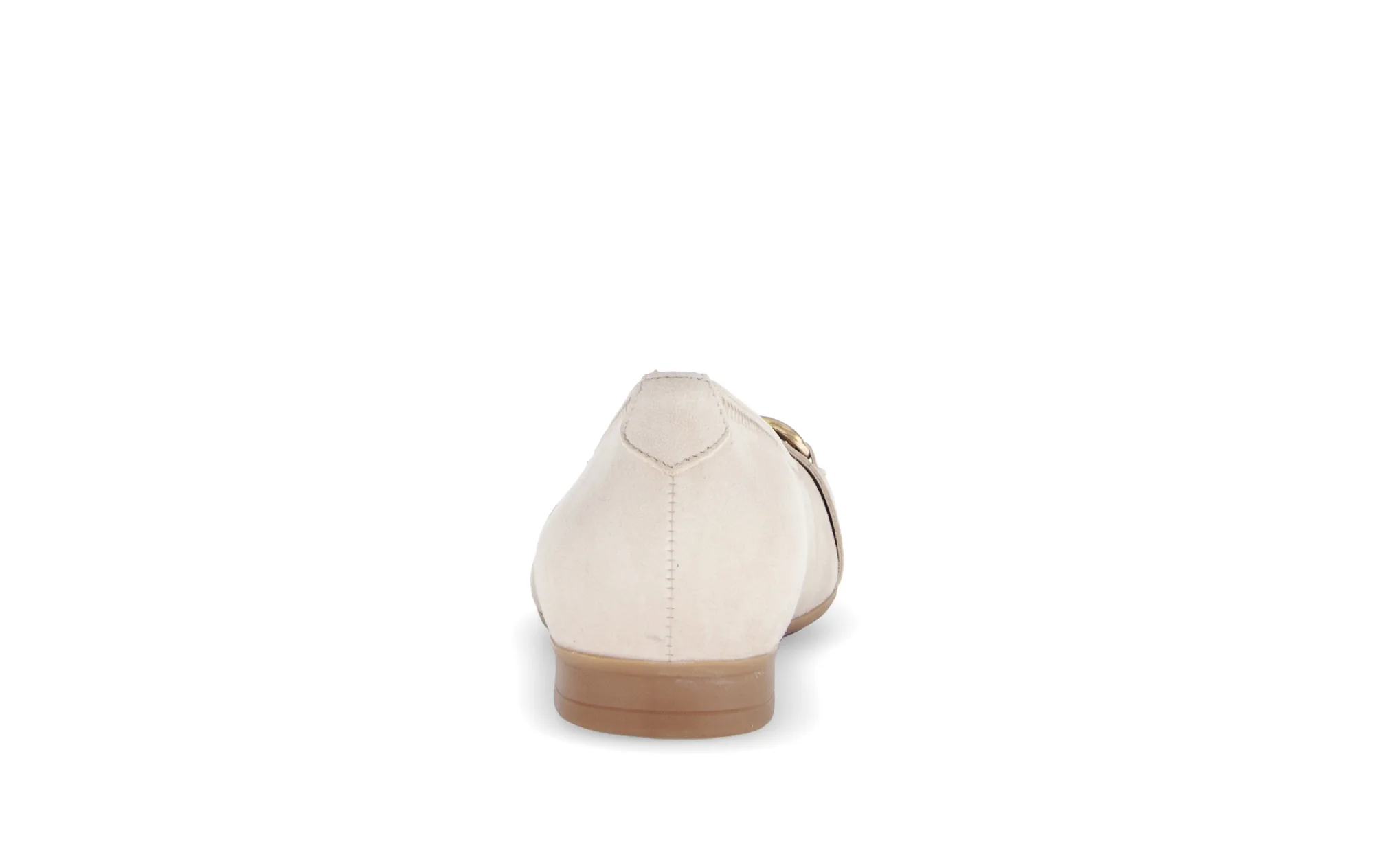 Ballerines beiges en cuir velours - Image 4