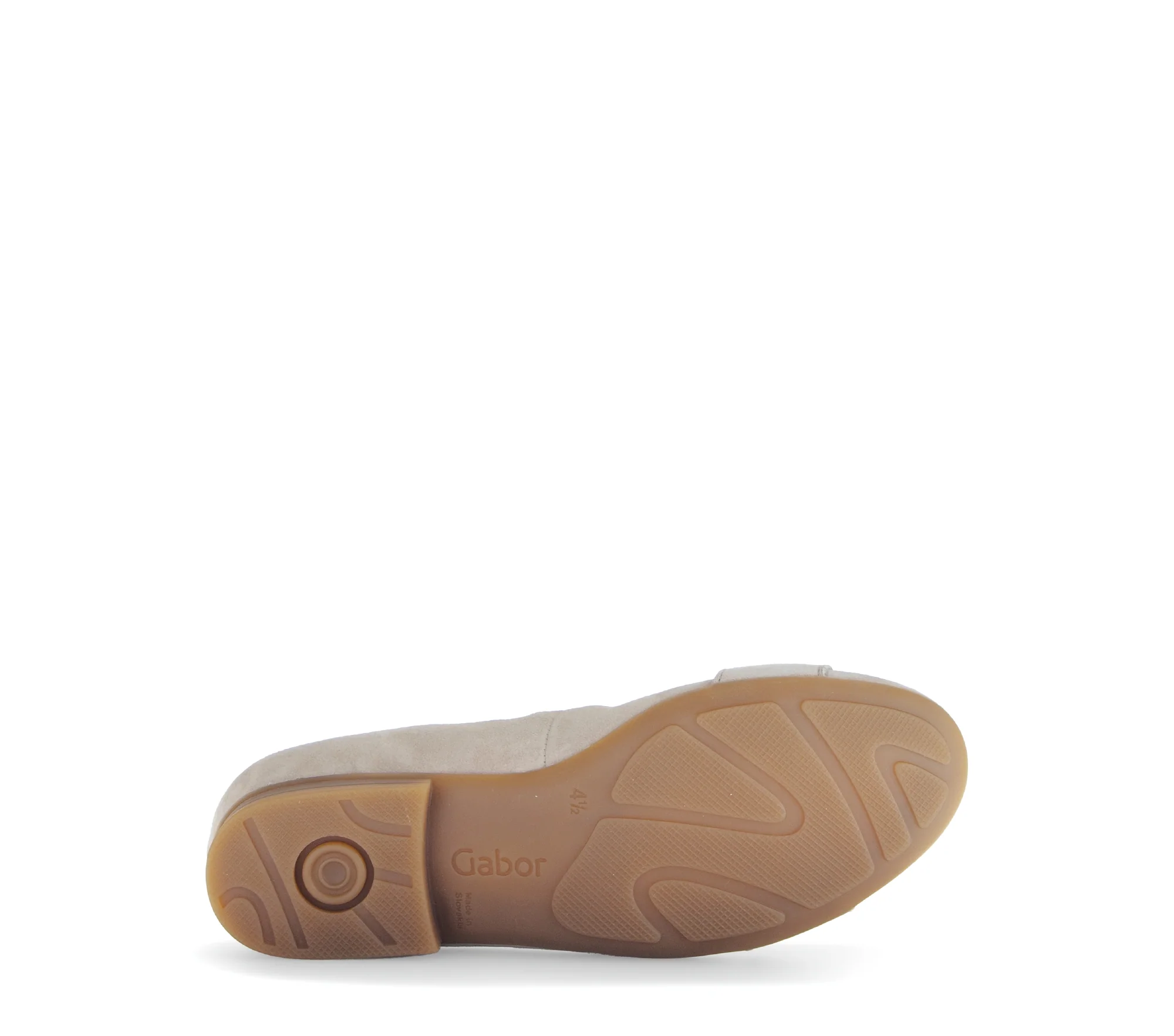 Ballerines beiges en cuir velours - Image 7