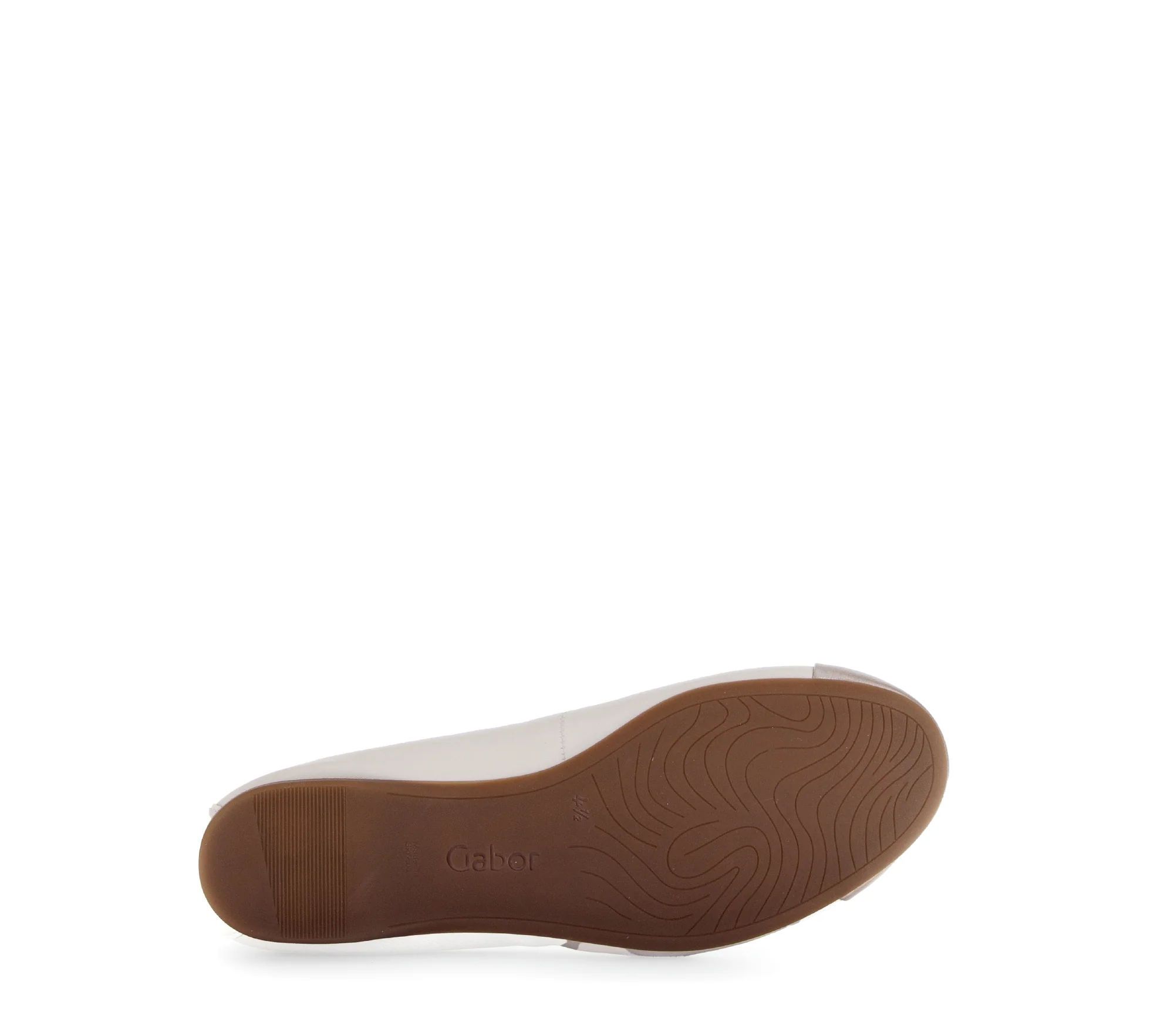 Ballerines blanc crème en cuir lisse - Image 6