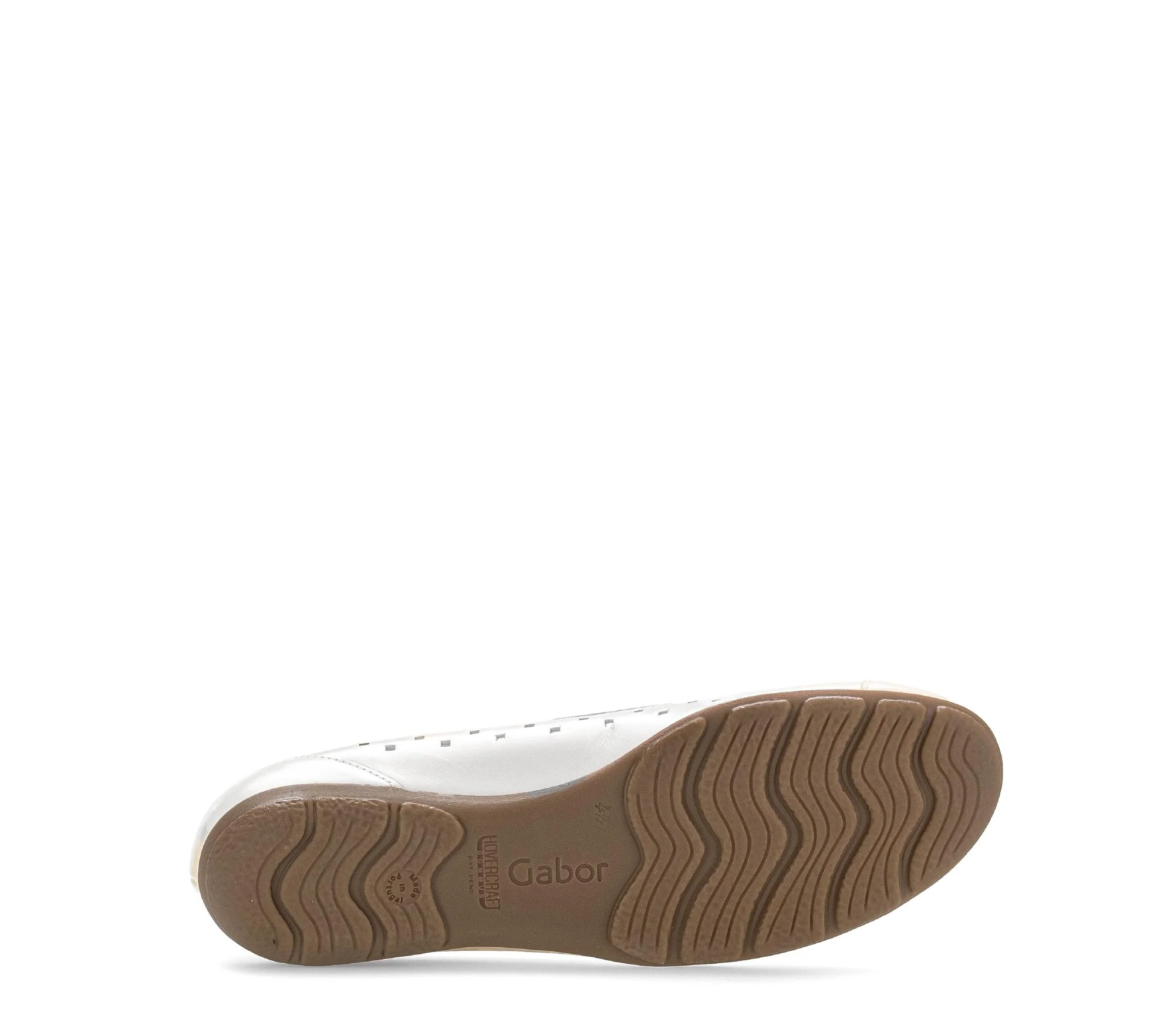Ballerines perforées blanches en cuir - Image 7