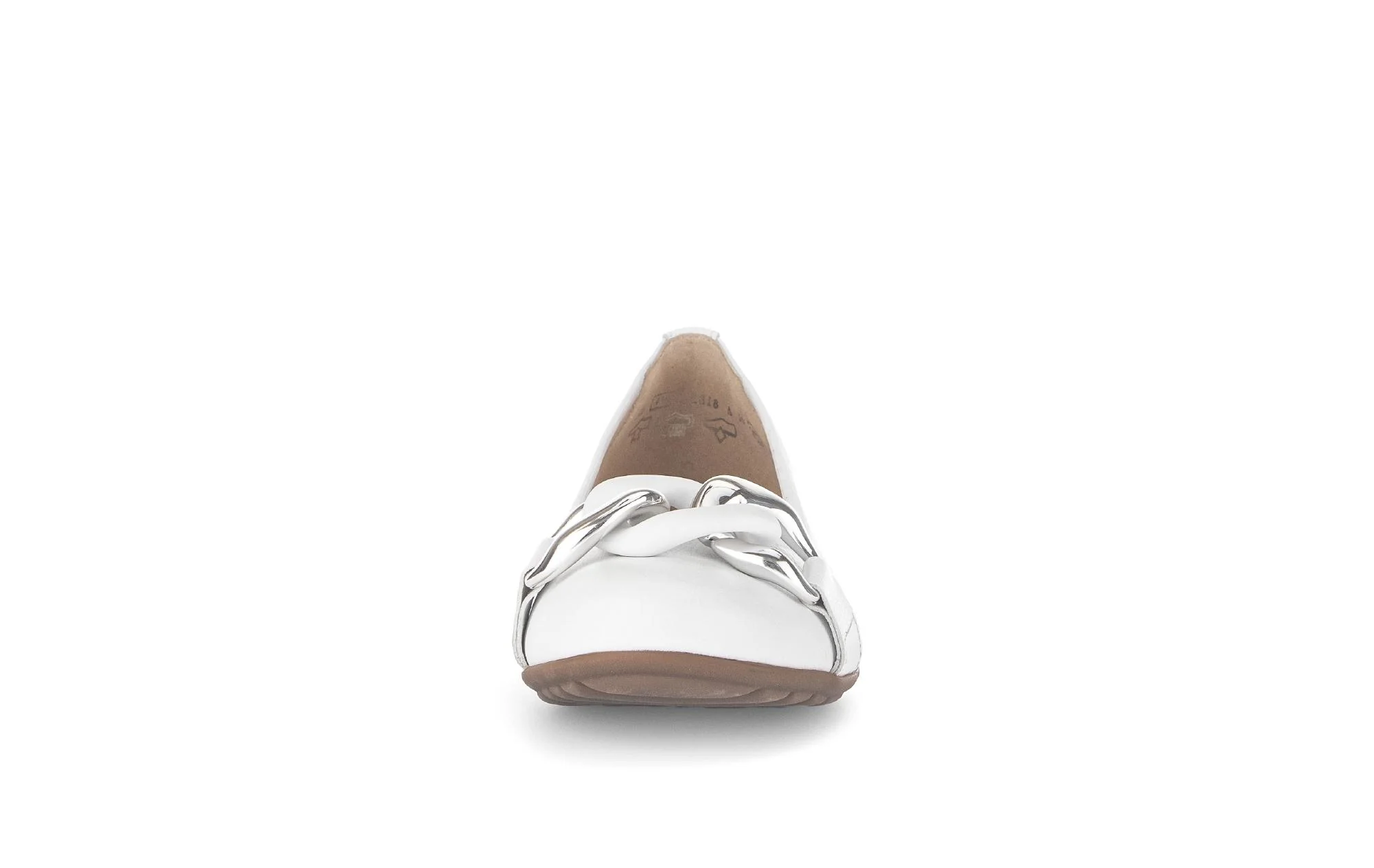 Ballerines blanches en cuir - Image 5