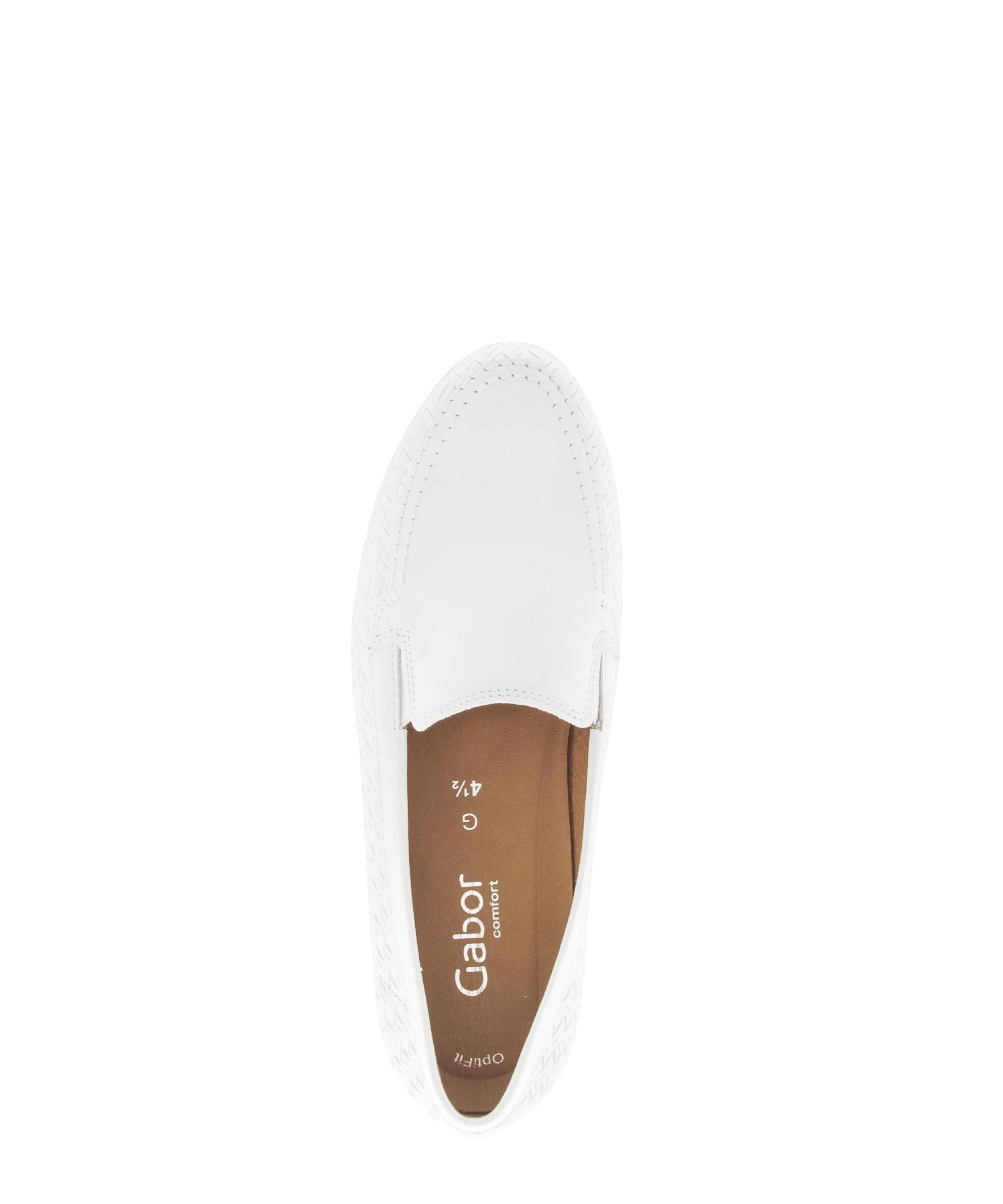 Ballerines blanches en cuir - Image 3