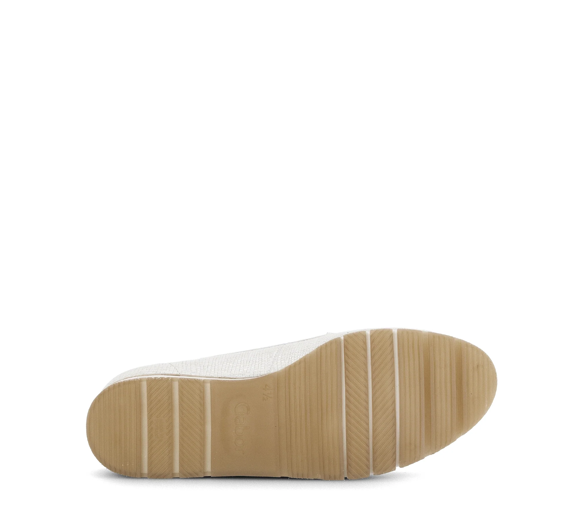 Ballerines blanches en cuir imprimé reptile - Image 7