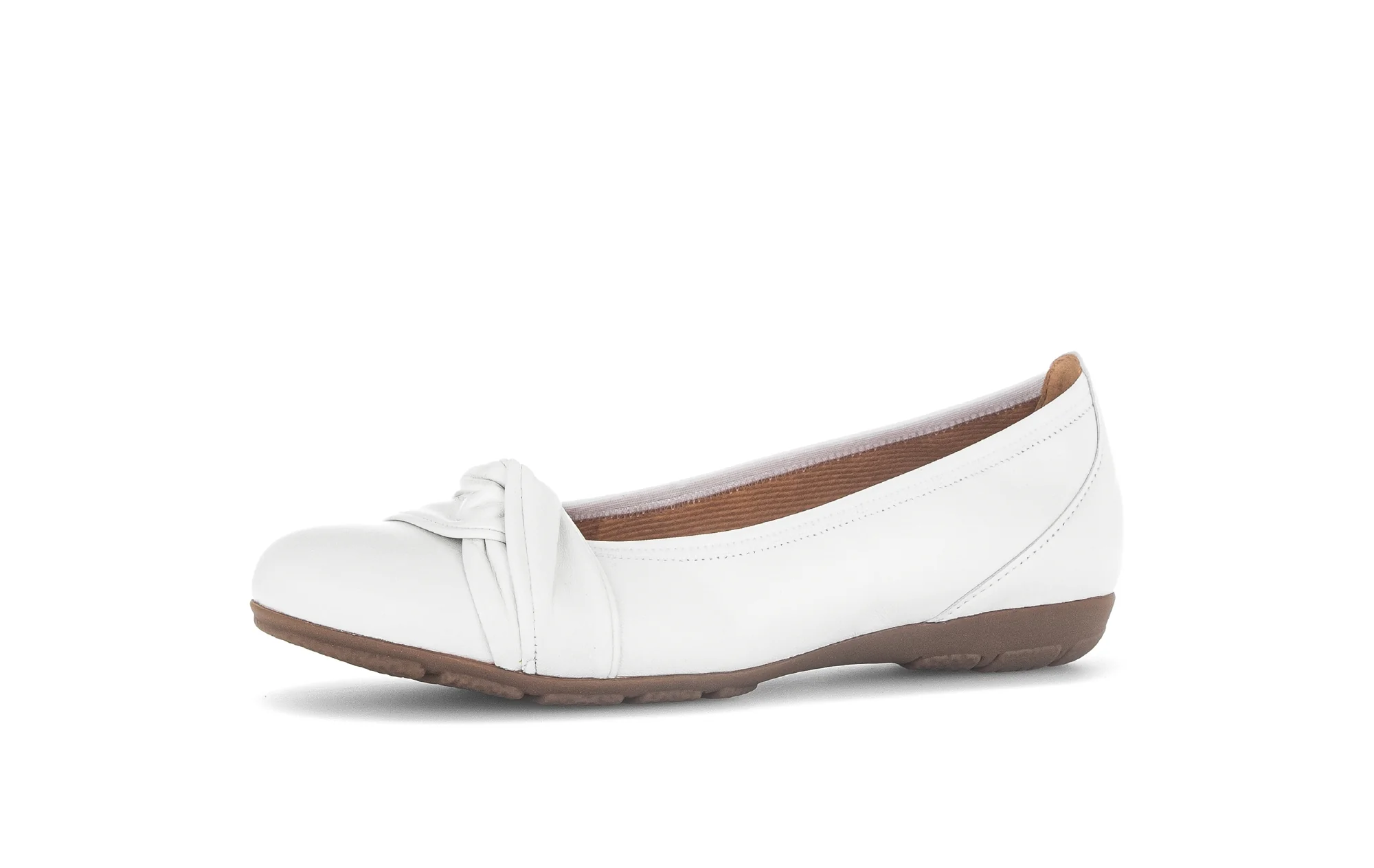 Ballerines blanches en cuir lisse - Image 6