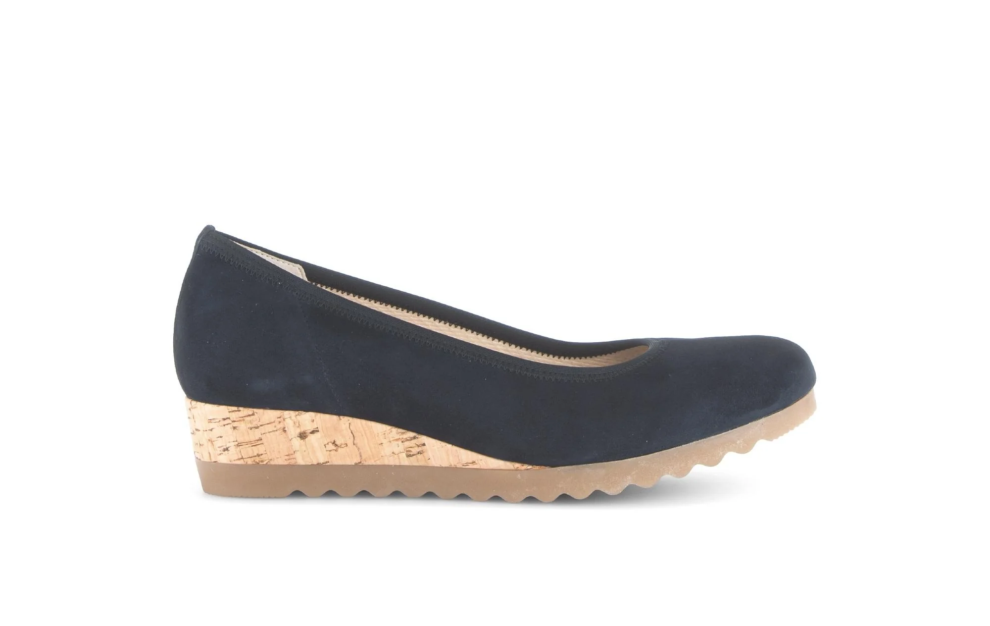 Ballerines bleues en nubuck
