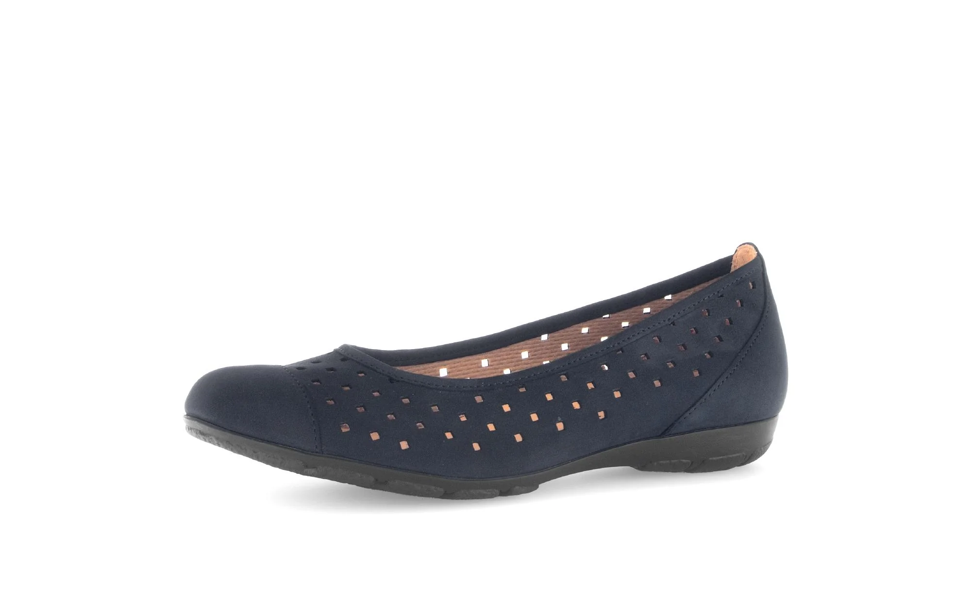 Ballerines perforées bleues en Nubuck - Image 6