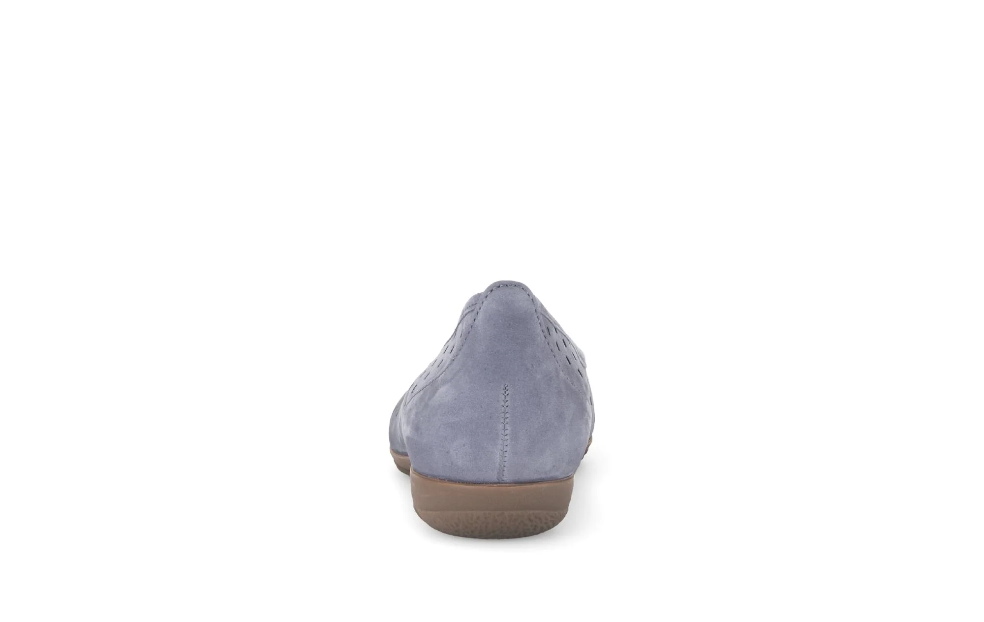 Ballerines perforées bleues en Nubuck - Image 4