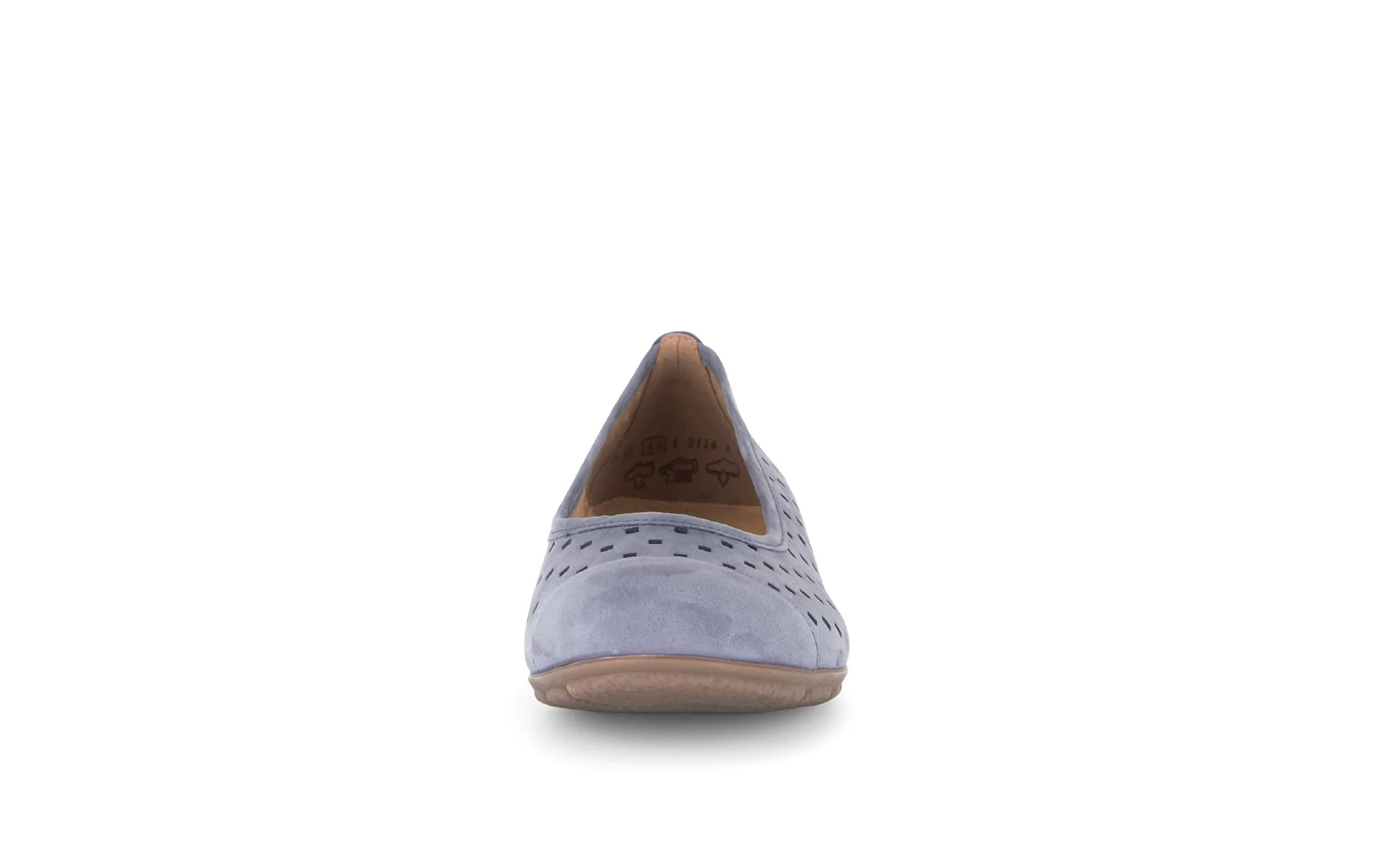 Ballerines perforées bleues en Nubuck - Image 5