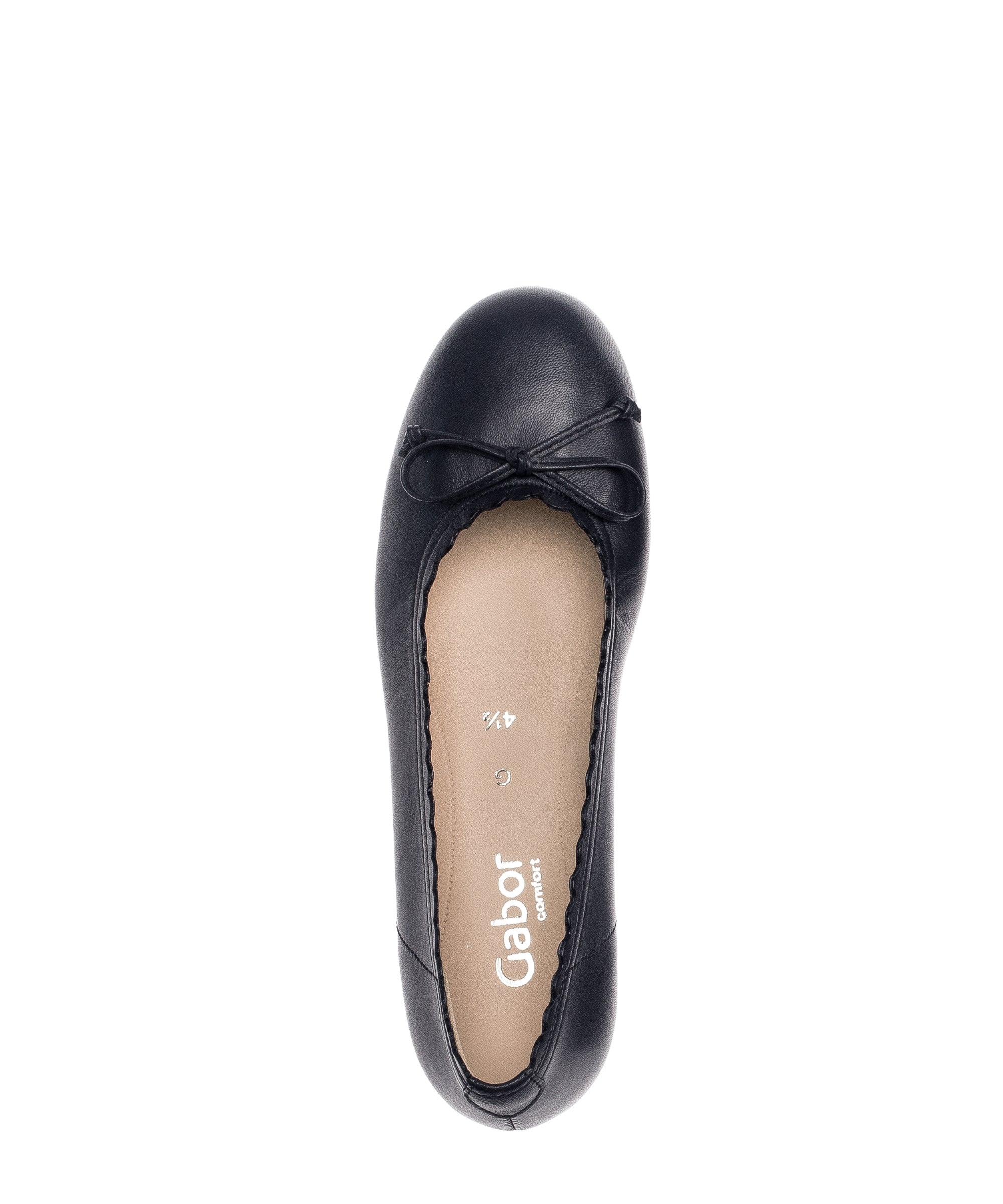 Ballerines bleues en cuir lisse - Image 3