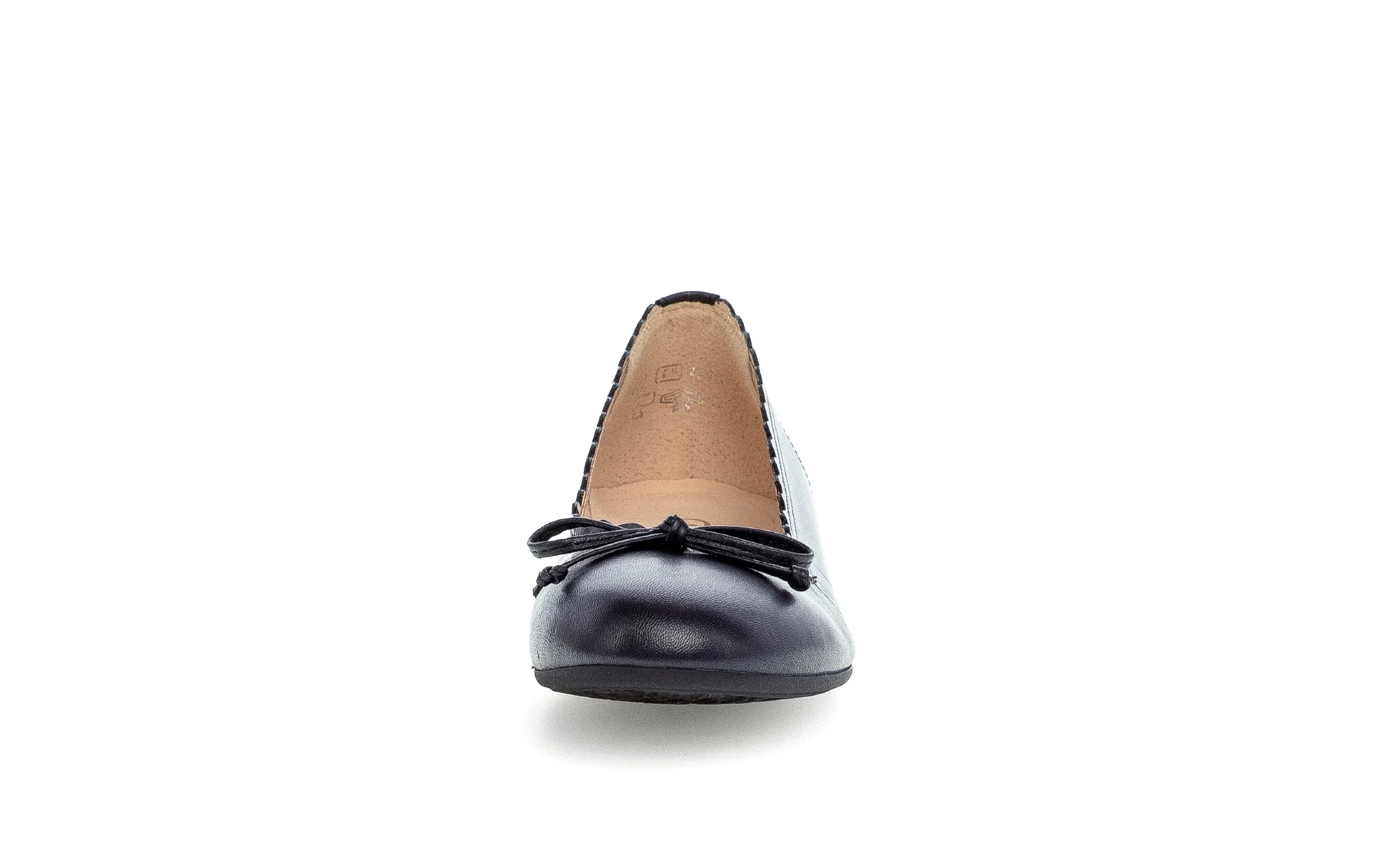 Ballerines bleues en cuir lisse - Image 5