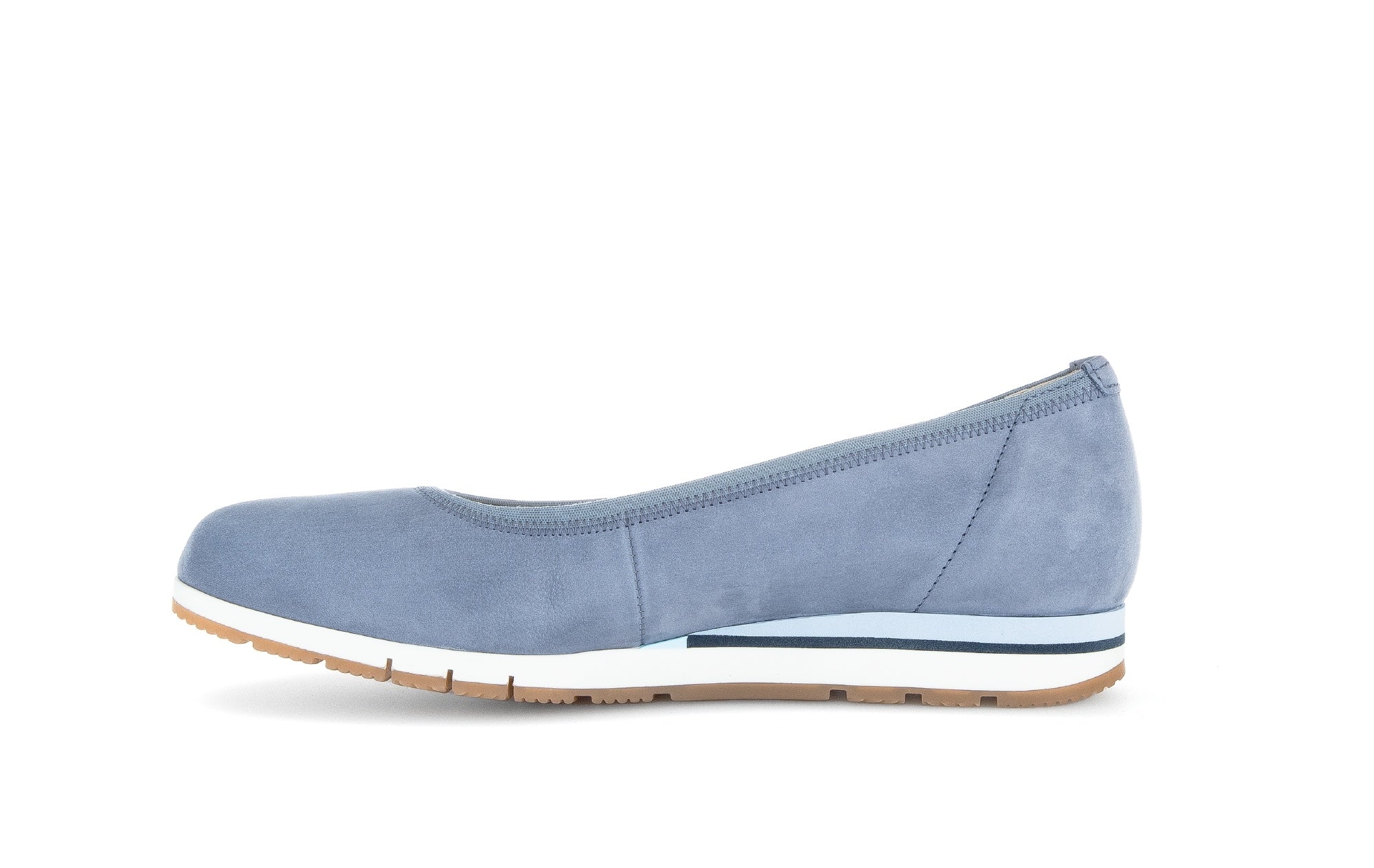Ballerines bleues en cuir nubuck - Image 2