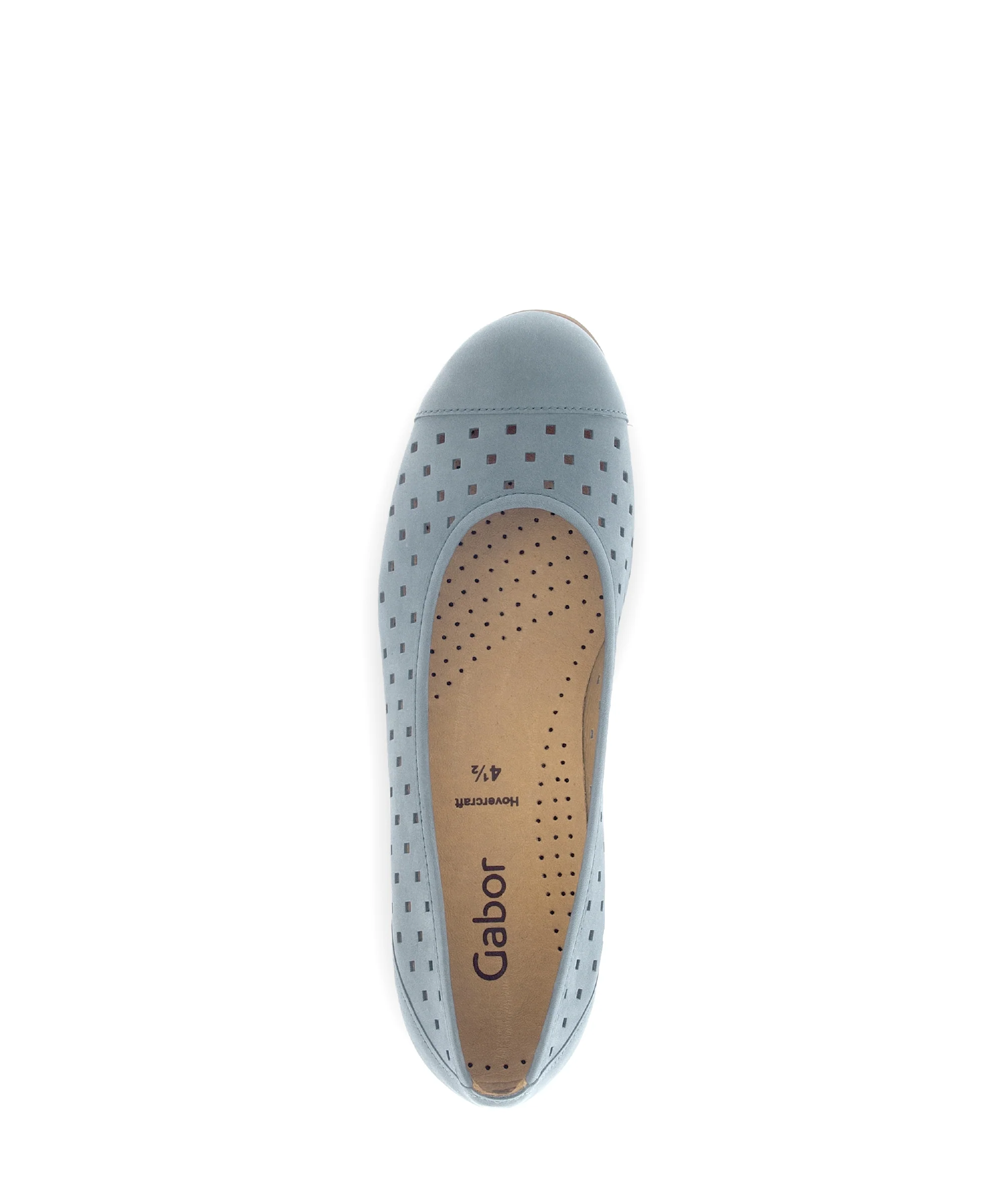 Ballerines bleues en cuir nubuck - Image 3