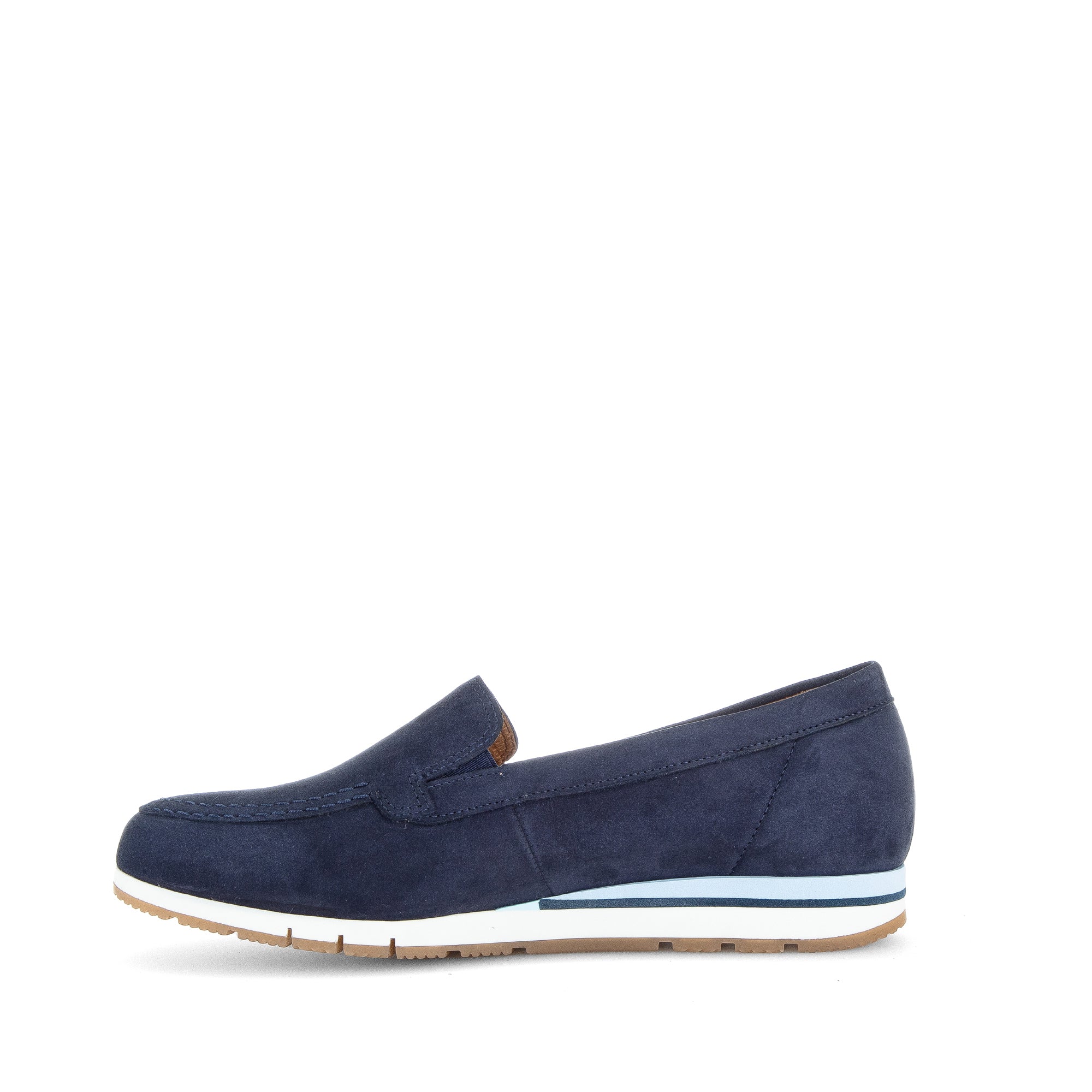 Ballerines bleues en cuir velours - Image 2