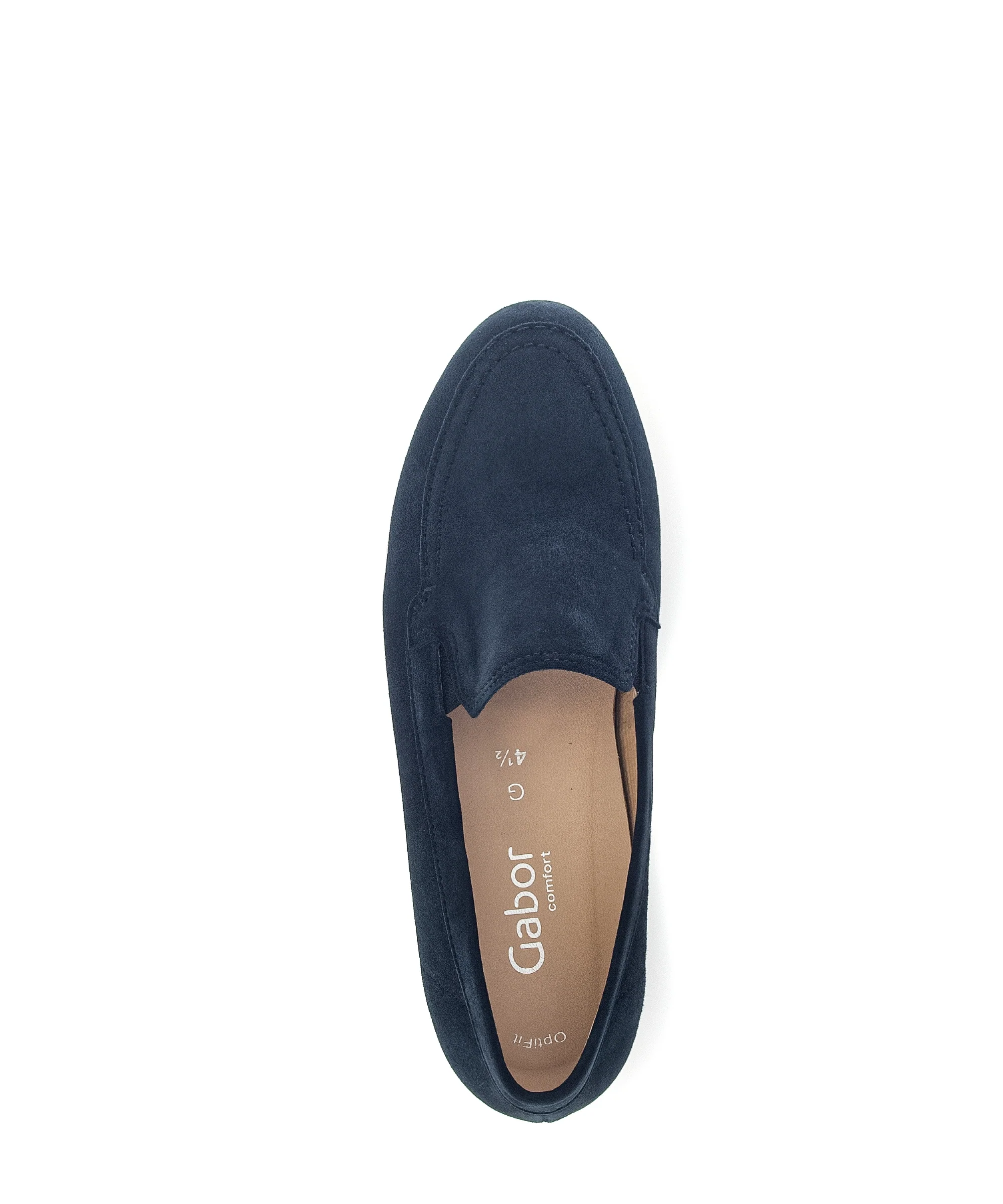 Ballerines bleues en cuir velours - Image 5