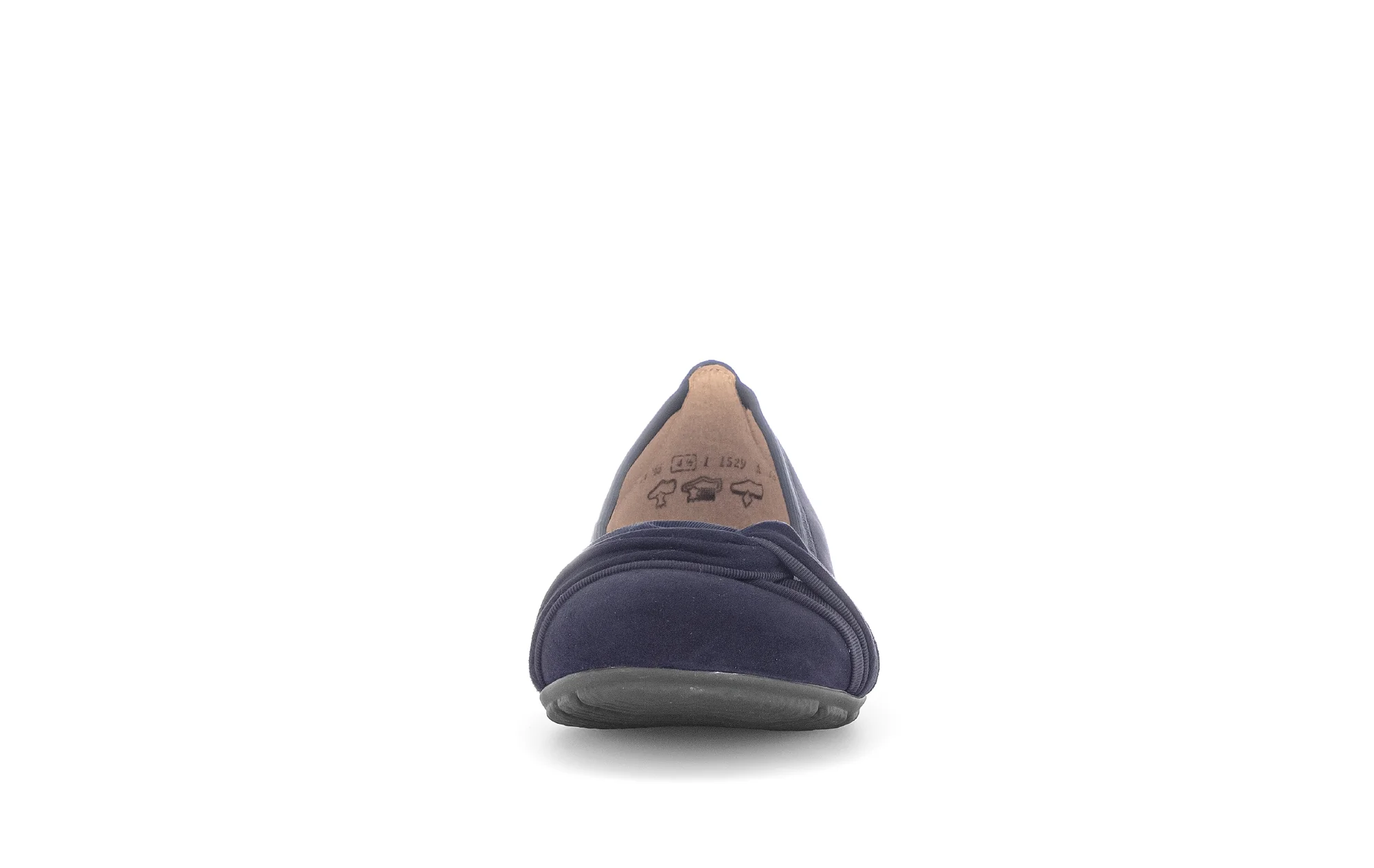 Ballerines bleues en cuir velours - Image 5
