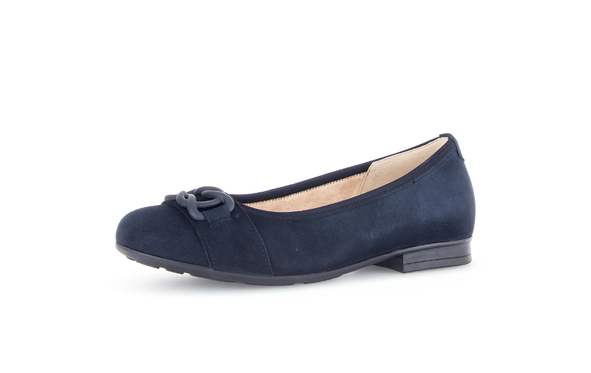 Ballerines bleues en cuir velours - Image 6