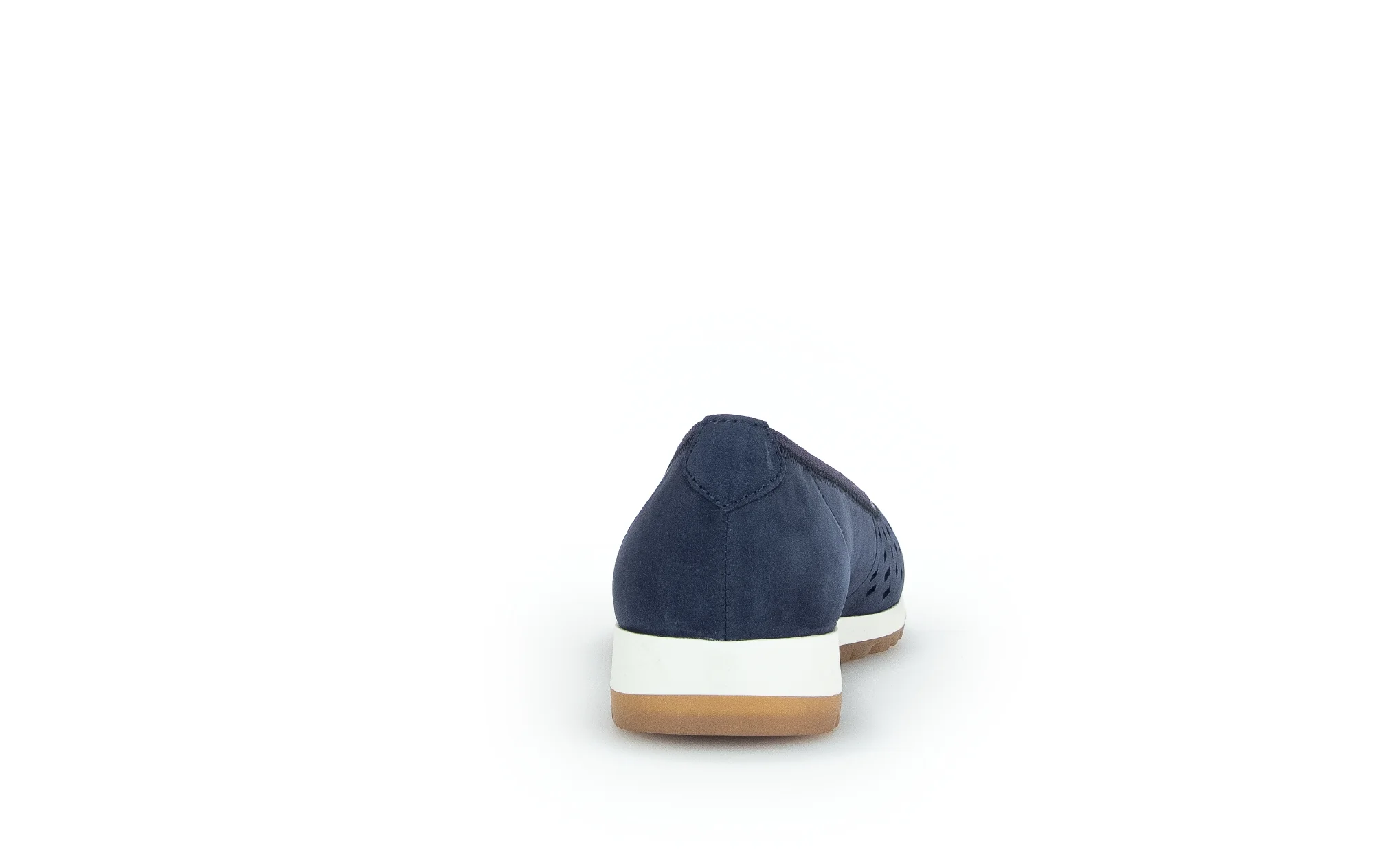 Ballerines bleues en cuir velours - Image 4
