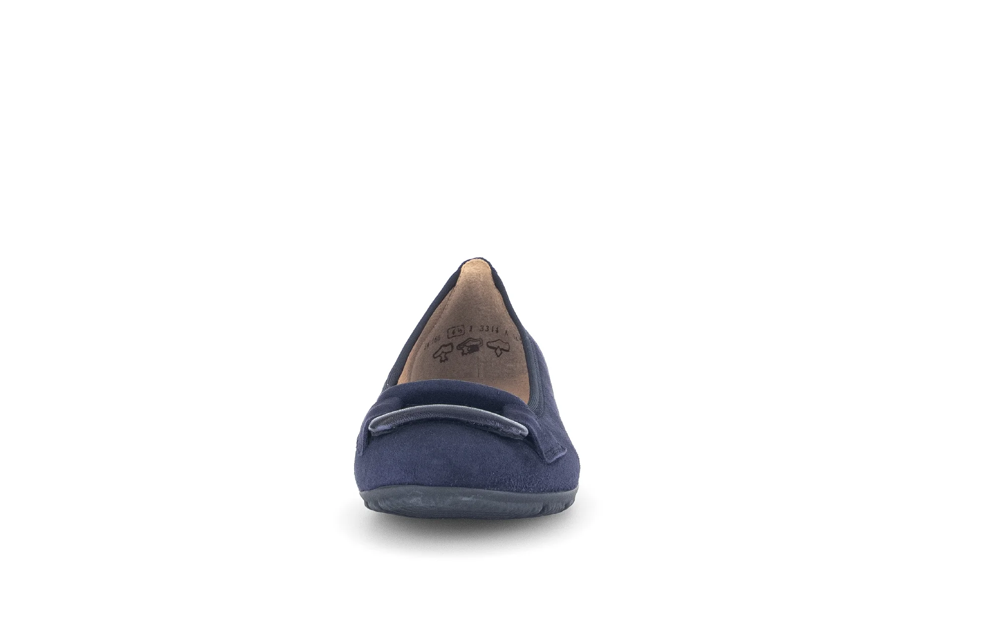 Ballerines bleues en cuir velours - Image 5