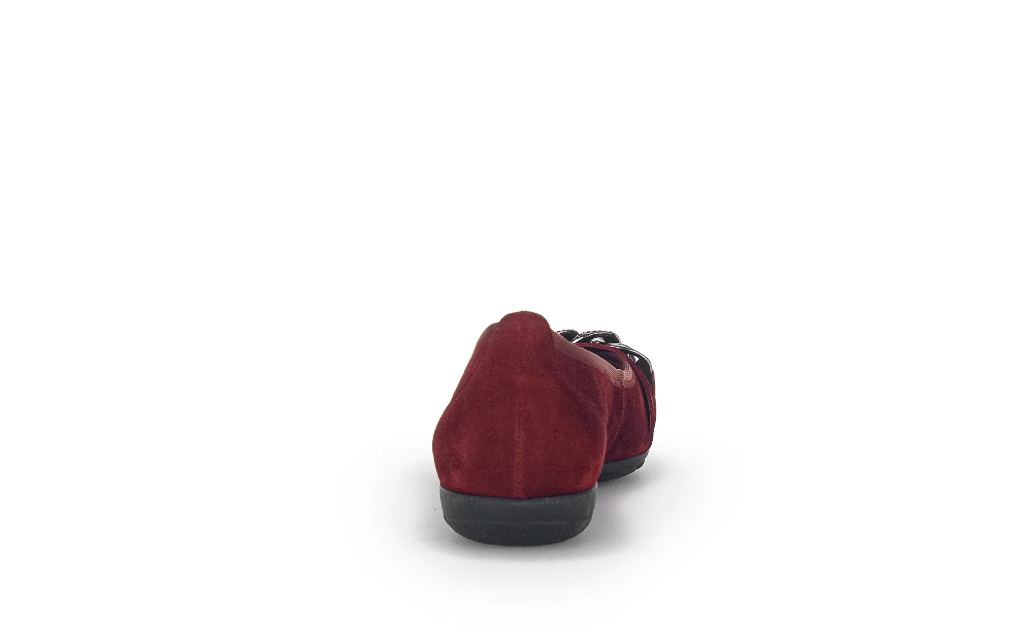 Ballerines bordeaux en velours - Image 6