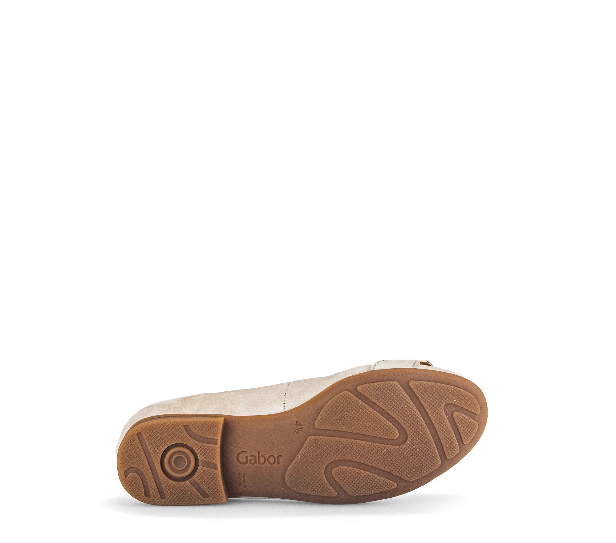Ballerines brunes en cuir velours - Image 4