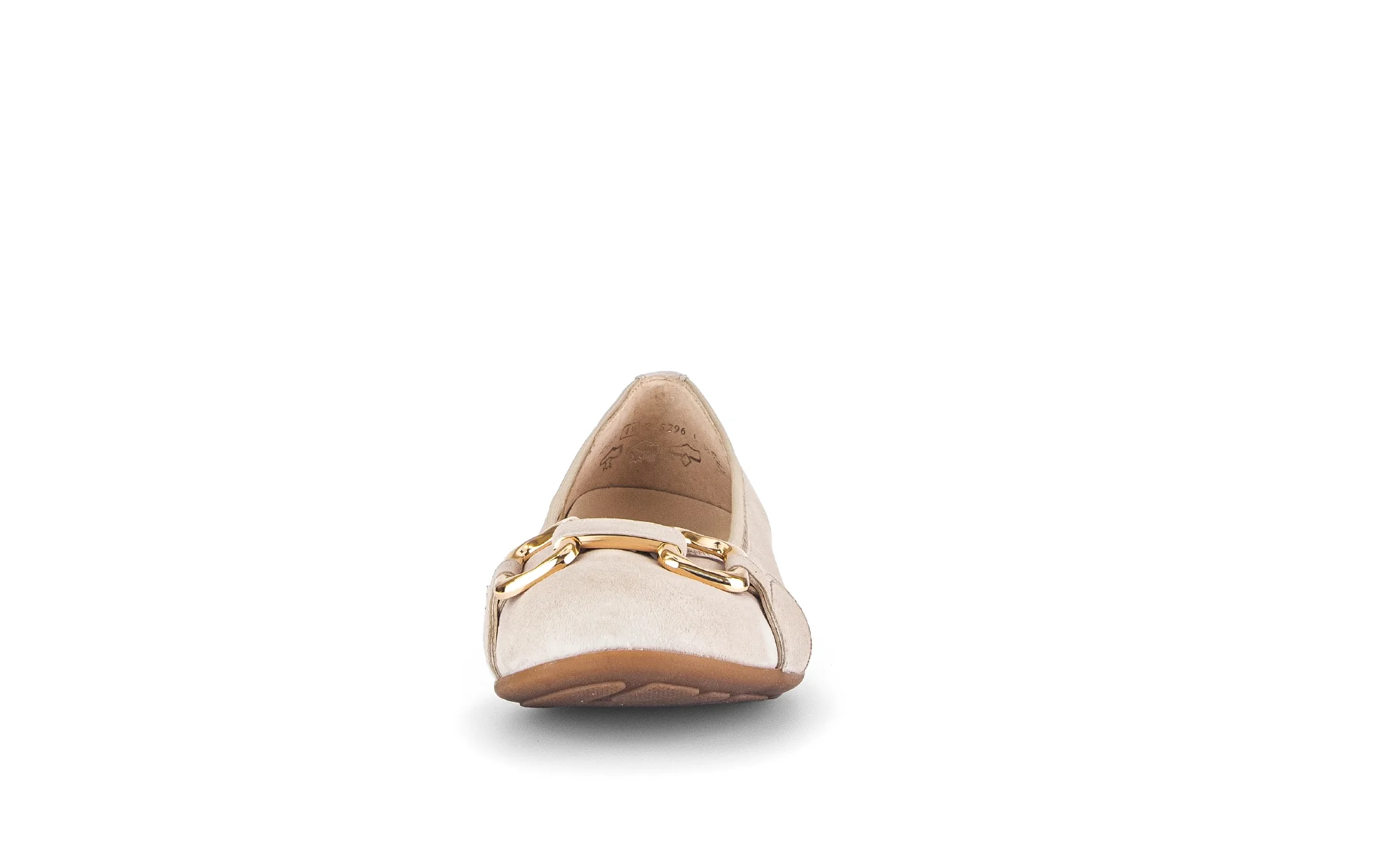 Ballerines brunes en cuir velours - Image 5