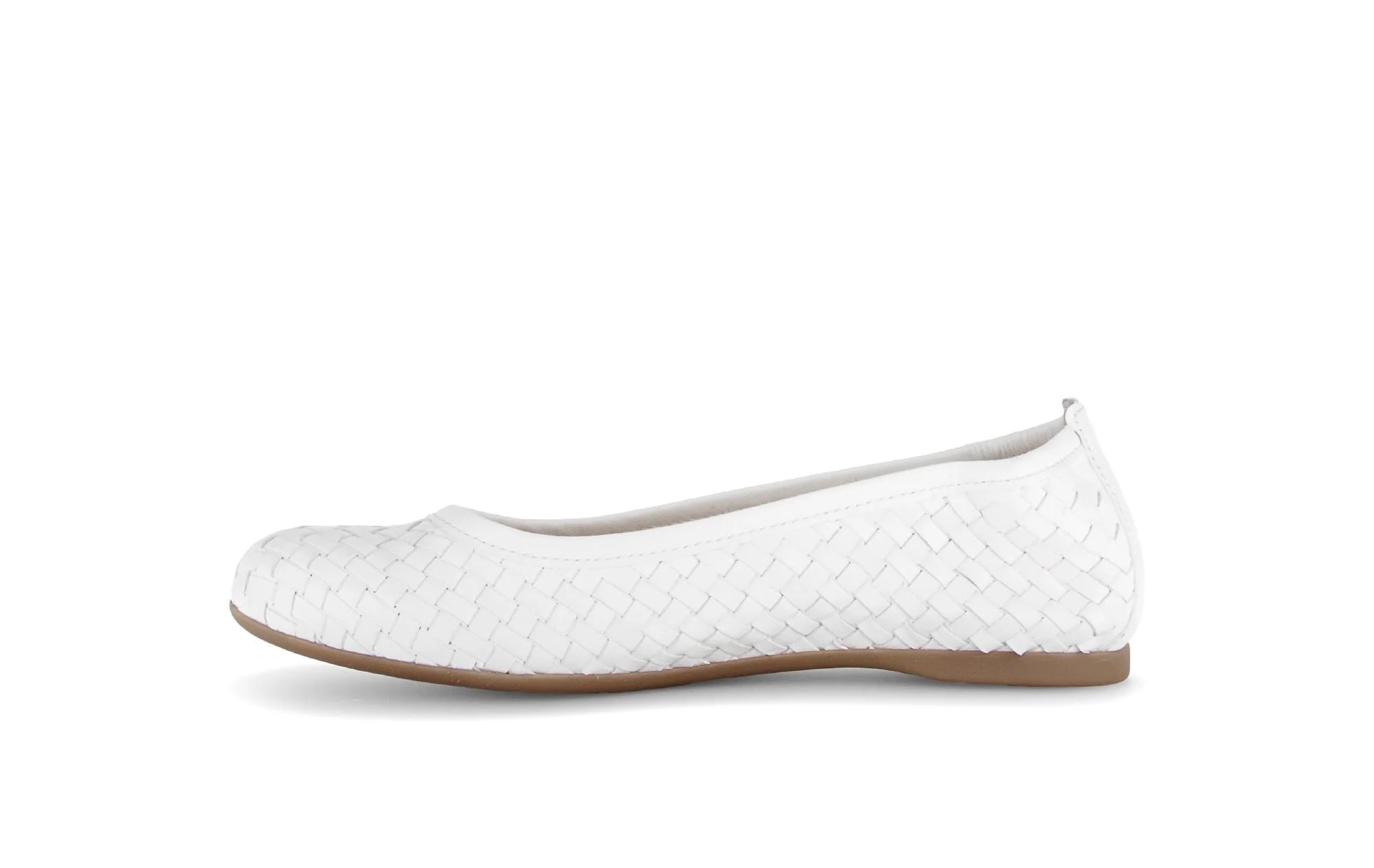 Ballerines crème en cuir - Image 2