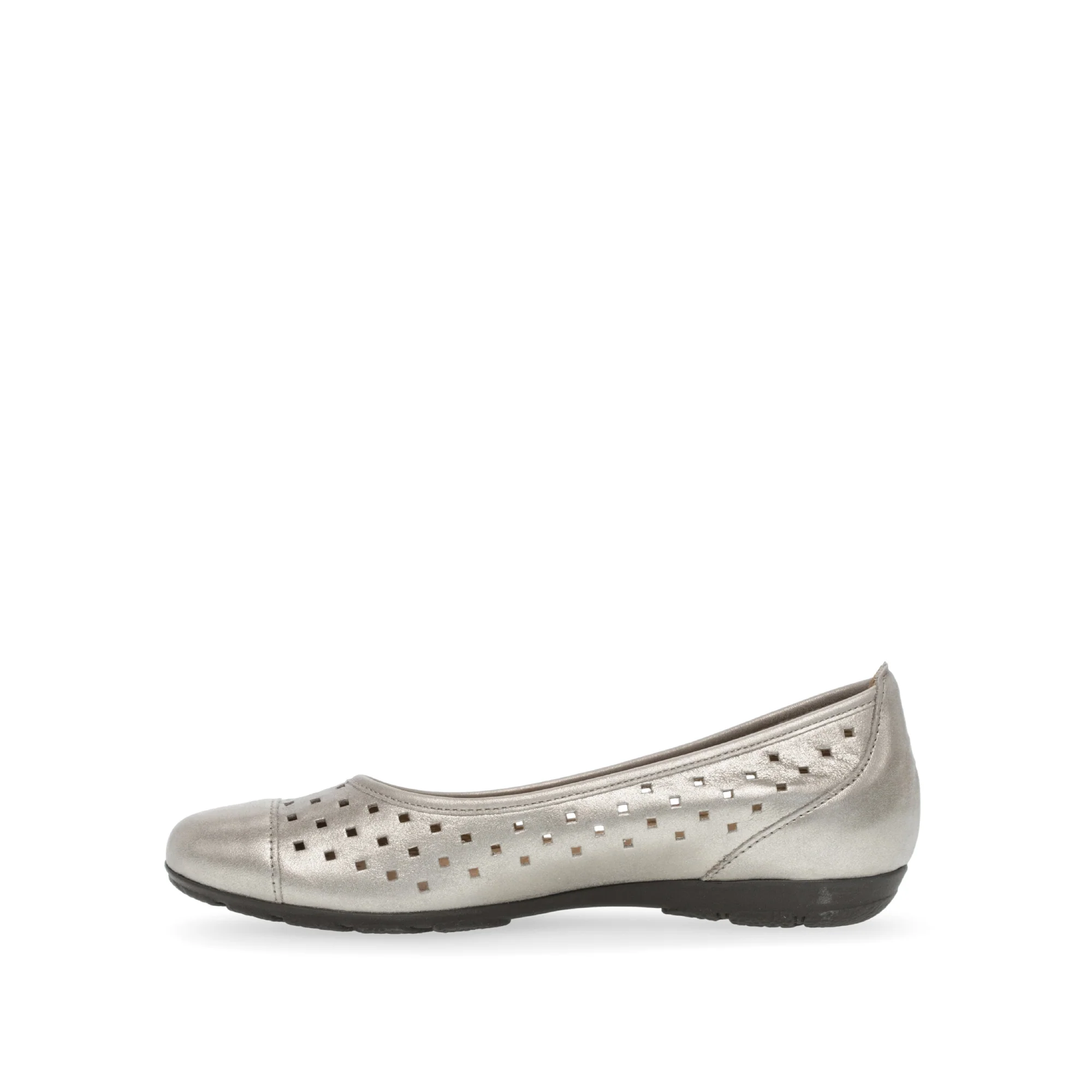 Ballerines dorées en cuir - Image 2