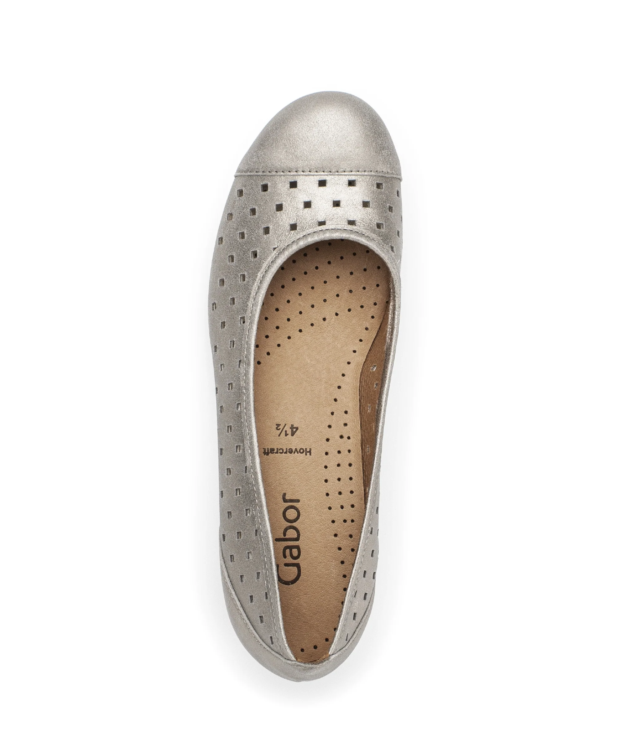 Ballerines dorées en cuir - Image 5