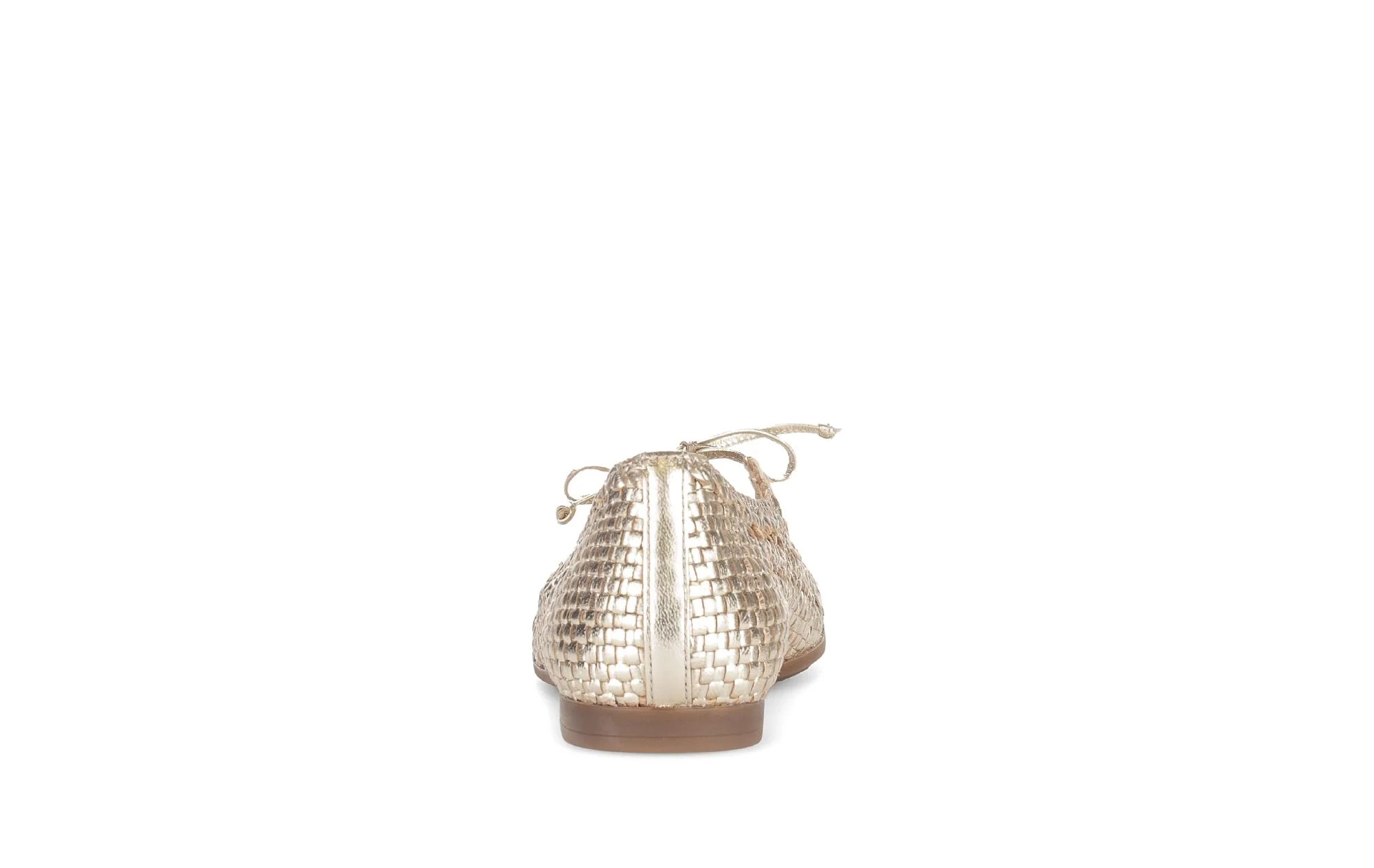 Ballerines dorées en cuir - Image 4