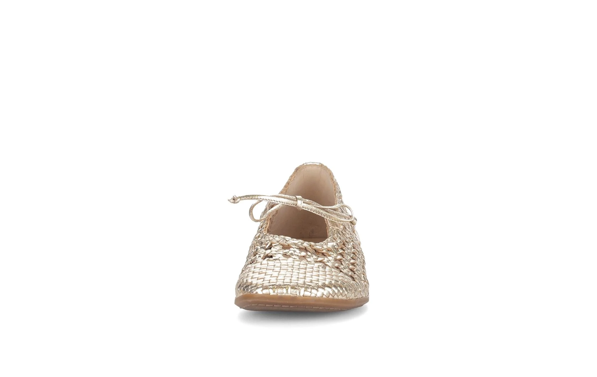 Ballerines dorées en cuir - Image 5