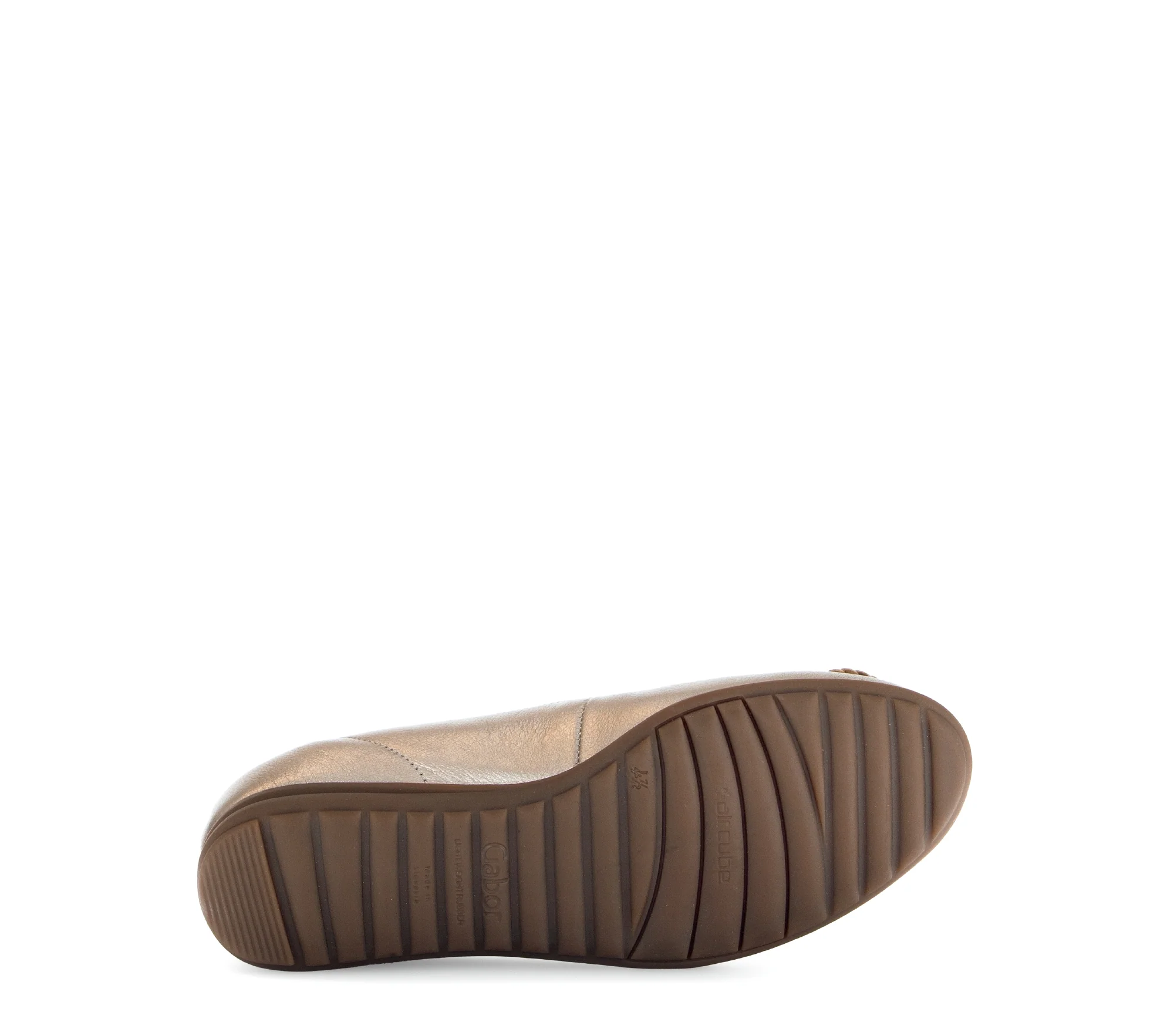 Ballerines dorées en cuir métallisé - Image 6