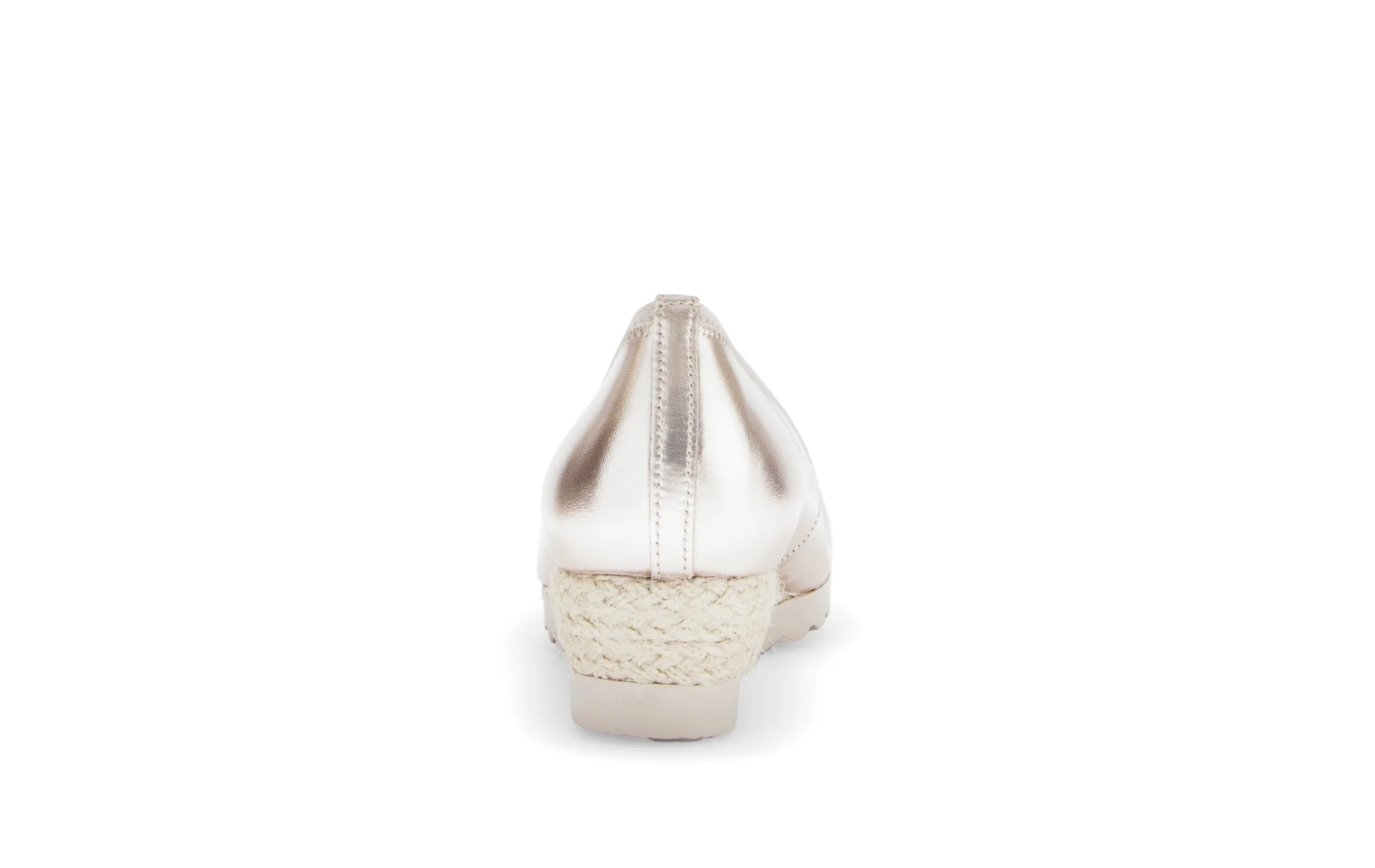 Ballerines dorées en cuir métallisé - Image 4