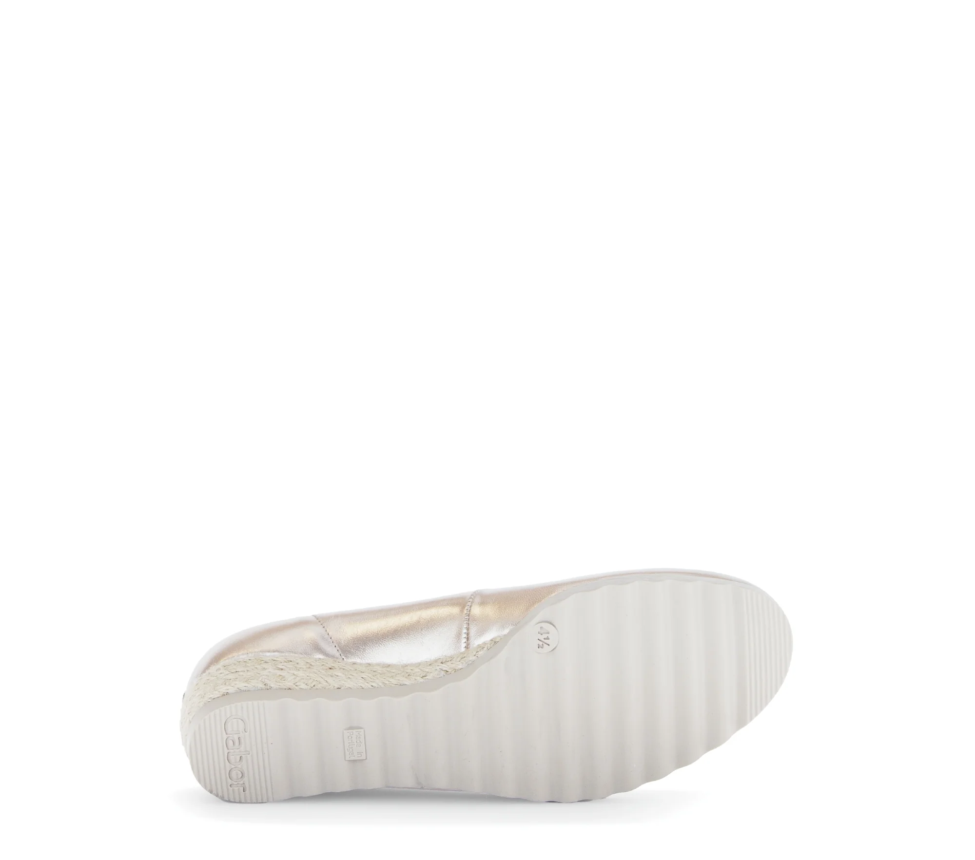 Ballerines dorées en cuir métallisé - Image 6