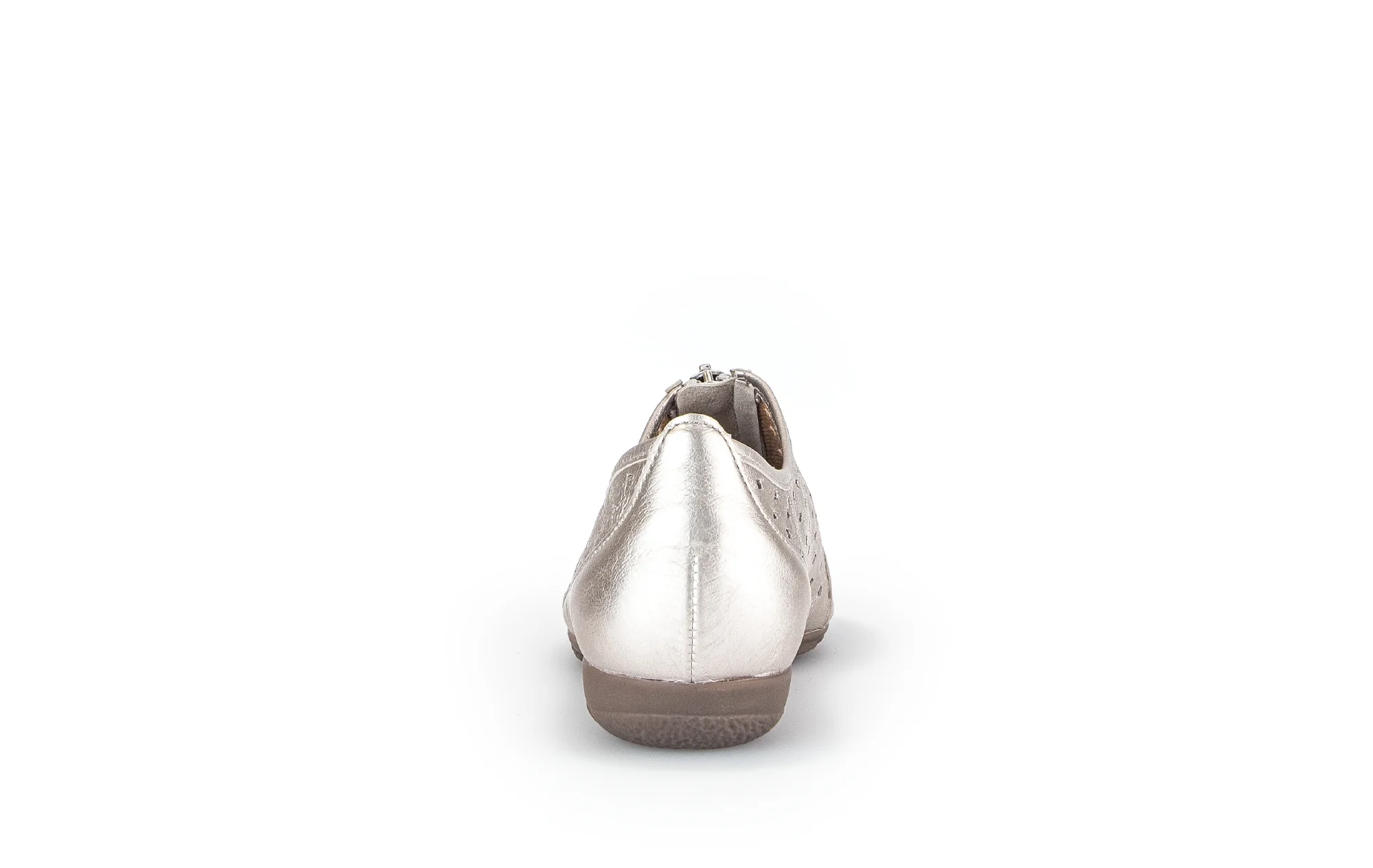 Ballerines dorées en cuir métallisé - Image 4