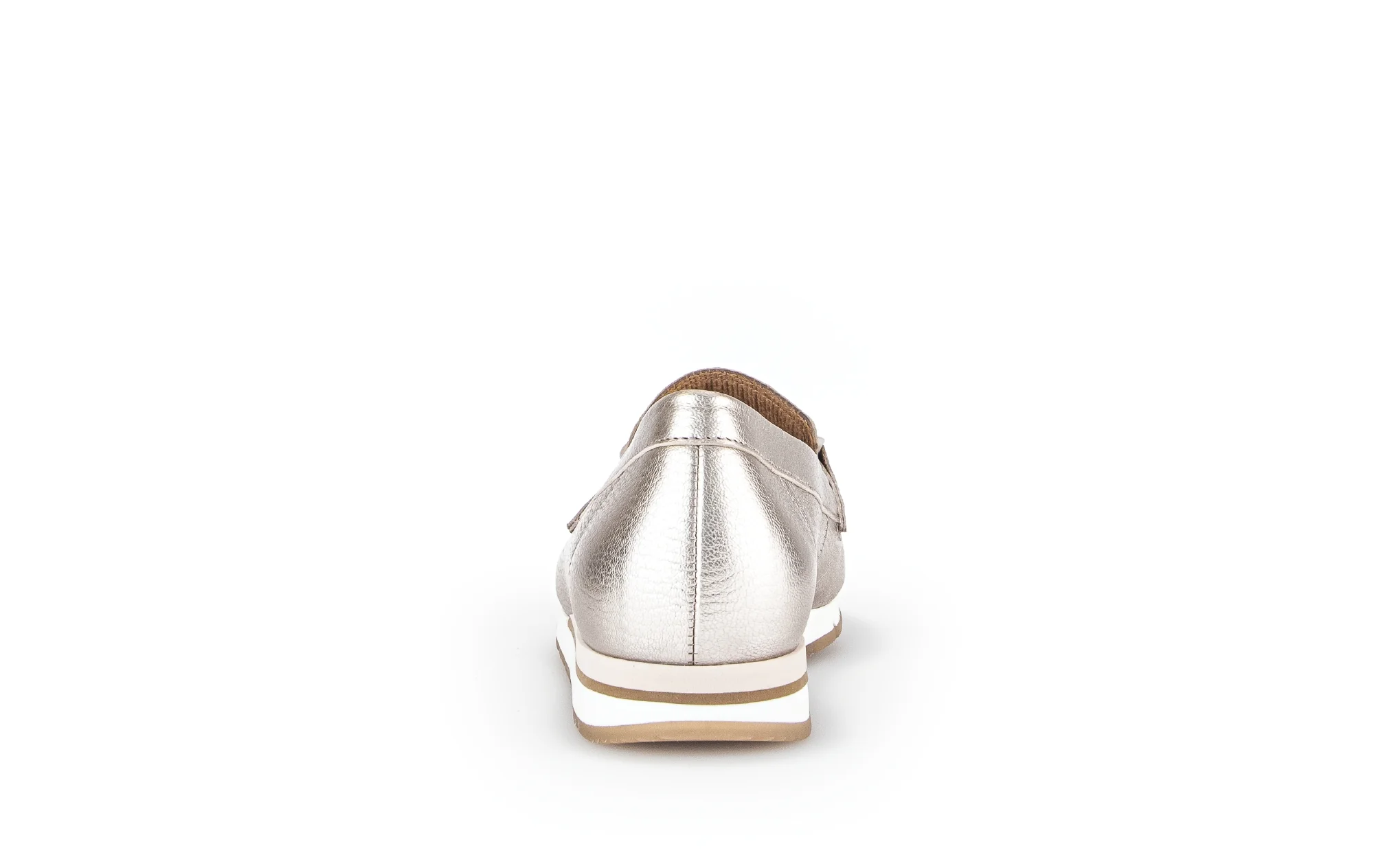 Ballerines dorées en cuir métallisé - Image 4